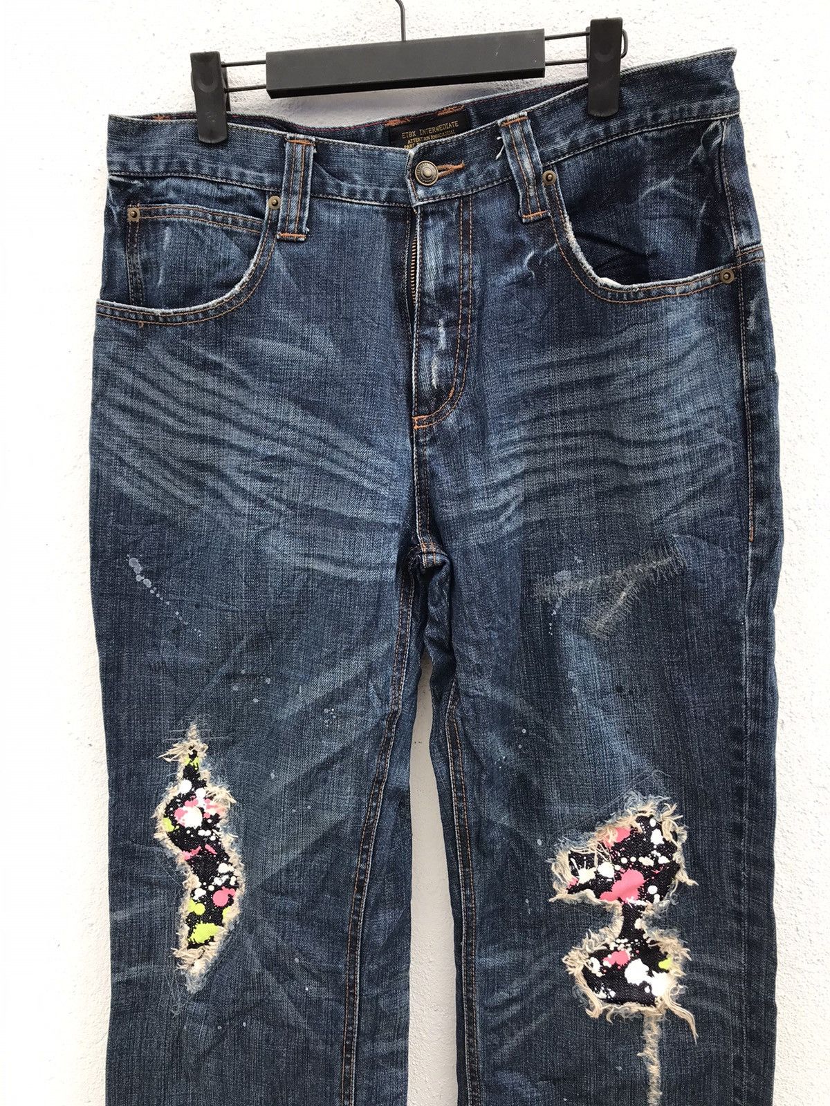 Japanese Brand Japanese Brand East Twenty Box Distressed Jeans Size US 34 / EU 50 - 2 Thumbnail