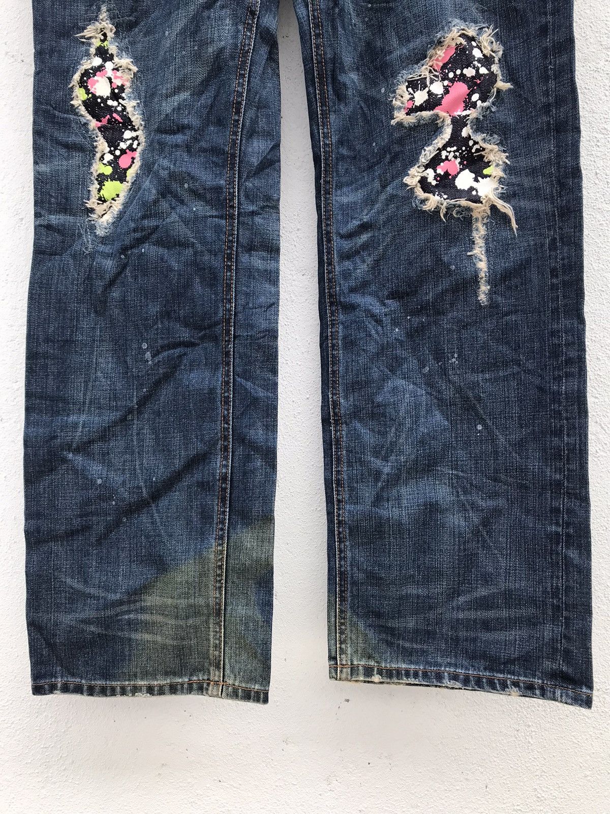 Japanese Brand Japanese Brand East Twenty Box Distressed Jeans Size US 34 / EU 50 - 3 Thumbnail