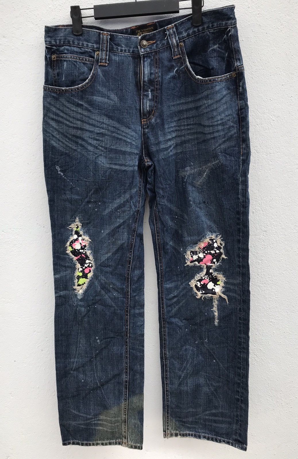 Japanese Brand Japanese Brand East Twenty Box Distressed Jeans Size US 34 / EU 50 - 1 Thumbnail