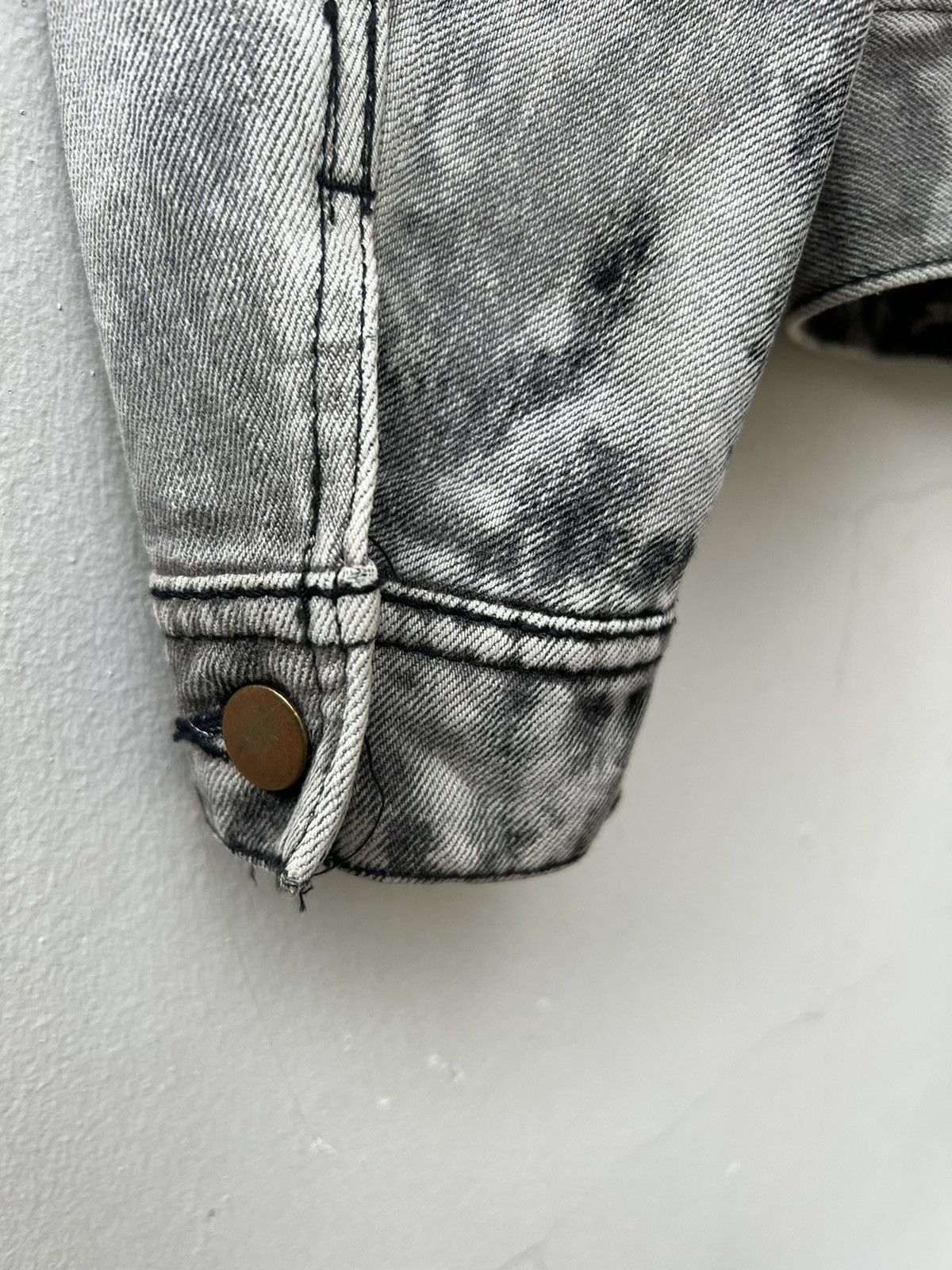 Japanese Brand Galaben D Japan Acid Washed Stretch Denim Trucker Jacket Size US S / EU 44-46 / 1 - 15 Thumbnail