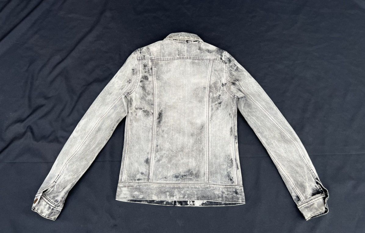 Japanese Brand Galaben D Japan Acid Washed Stretch Denim Trucker Jacket Size US S / EU 44-46 / 1 - 4 Thumbnail