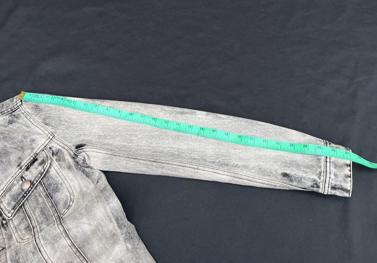 Japanese Brand Galaben D Japan Acid Washed Stretch Denim Trucker Jacket Size US S / EU 44-46 / 1 - 3 Thumbnail