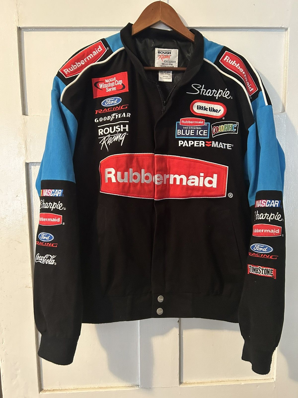 Vintage Crazy vintage Y2K Rubbermaid nascar racing jacket rare cool