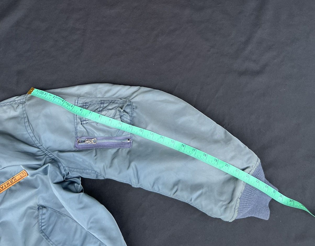 Avirex Vintage 80s Avirex Sun Fade USAF MA-1 Bomber Jacket Size US M / EU 48-50 / 2 - 19 Thumbnail