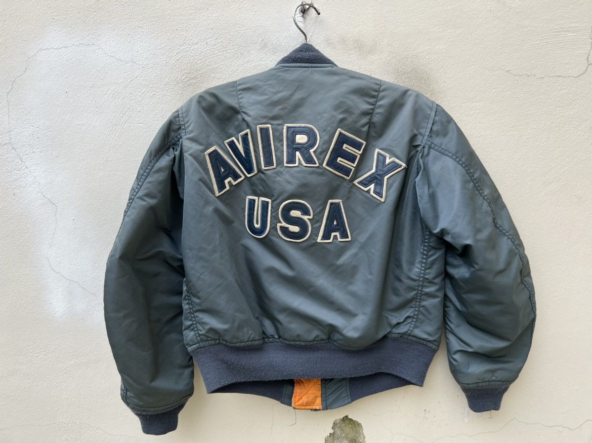 Avirex Vintage 80s Avirex Sun Fade USAF MA-1 Bomber Jacket Size US M / EU 48-50 / 2 - 1 Thumbnail