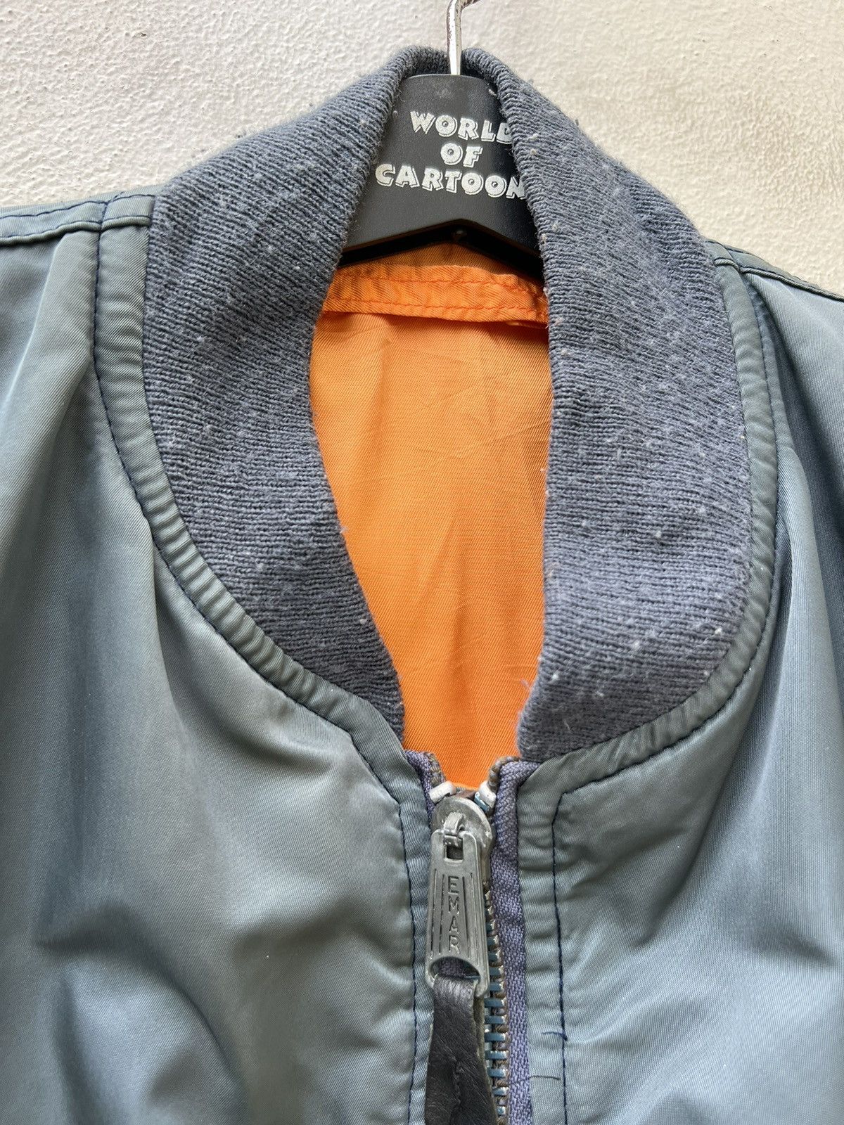 Avirex Vintage 80s Avirex Sun Fade USAF MA-1 Bomber Jacket Size US M / EU 48-50 / 2 - 8 Thumbnail
