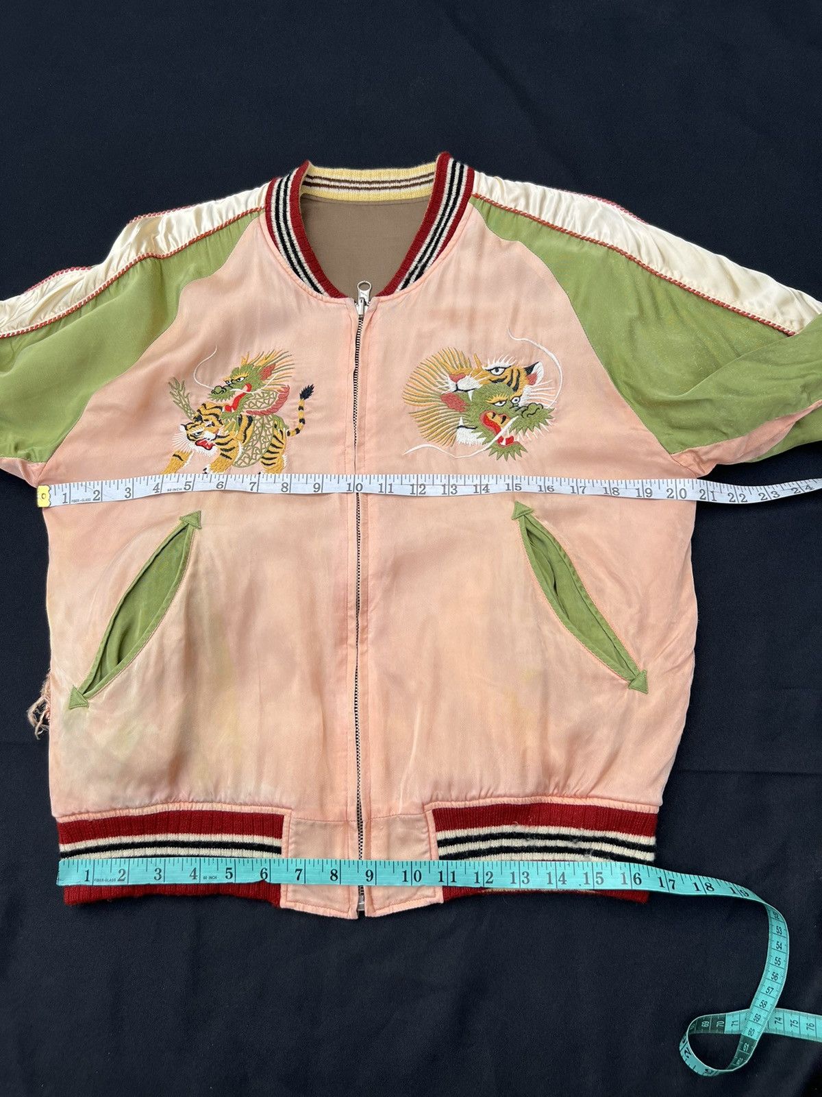 Pherrow's Pherrow’s Japan Complete Trashed Rayon Reversible Sukajan Size US M / EU 48-50 / 2 - 2 Thumbnail