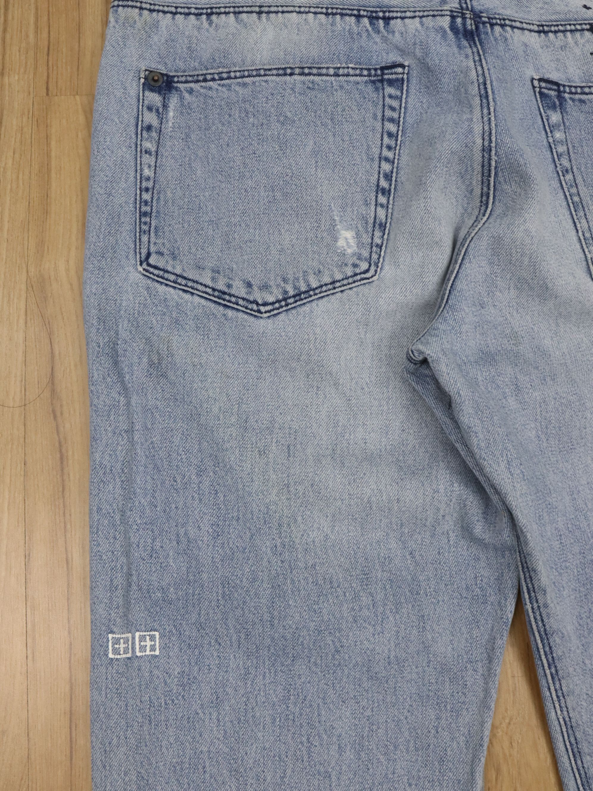 Ksubi KSUBI Dee Dee Dusted Denim Jean Pant Size US 33 - 10 Thumbnail