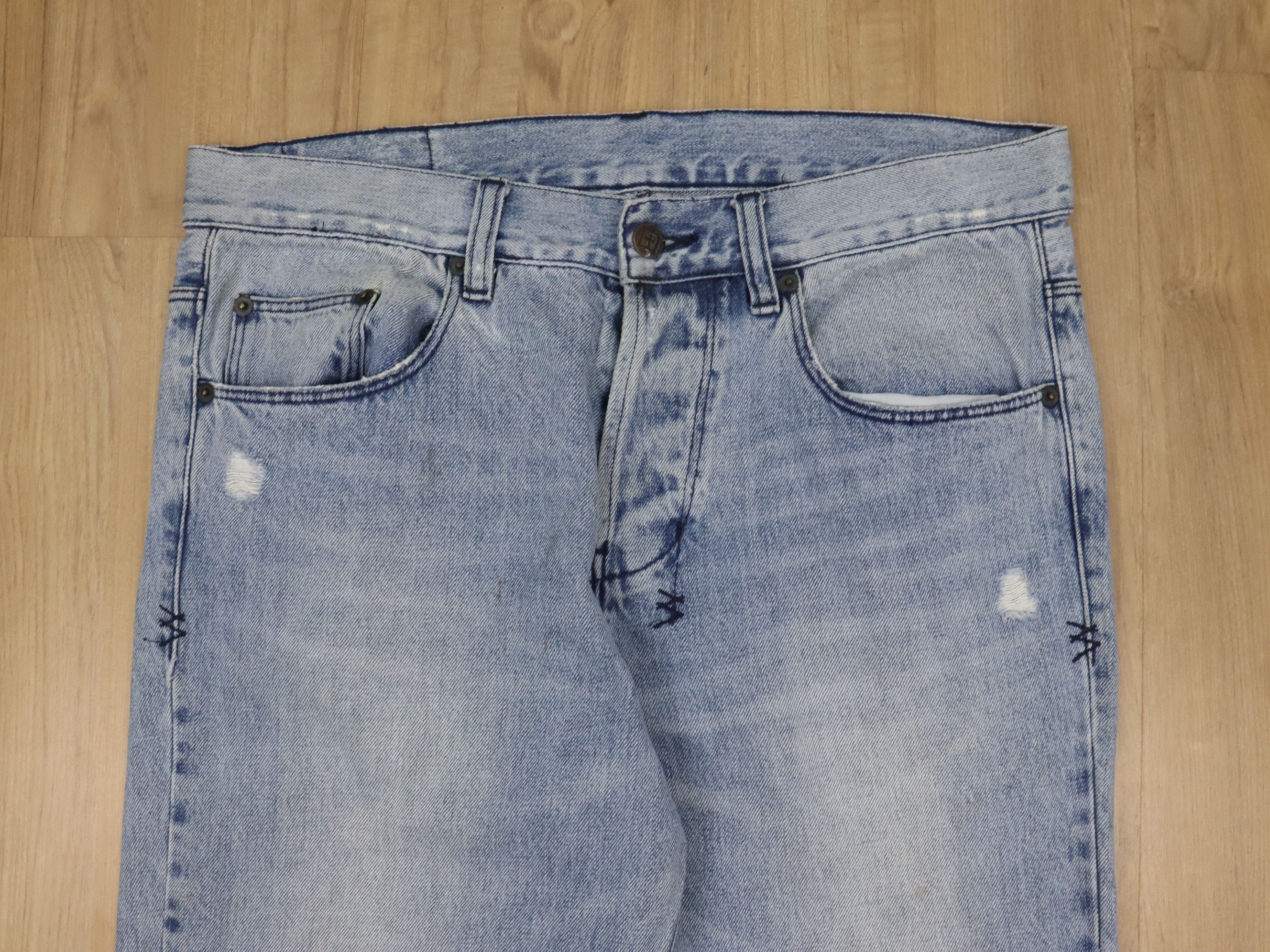 Ksubi KSUBI Dee Dee Dusted Denim Jean Pant Size US 33 - 4 Thumbnail