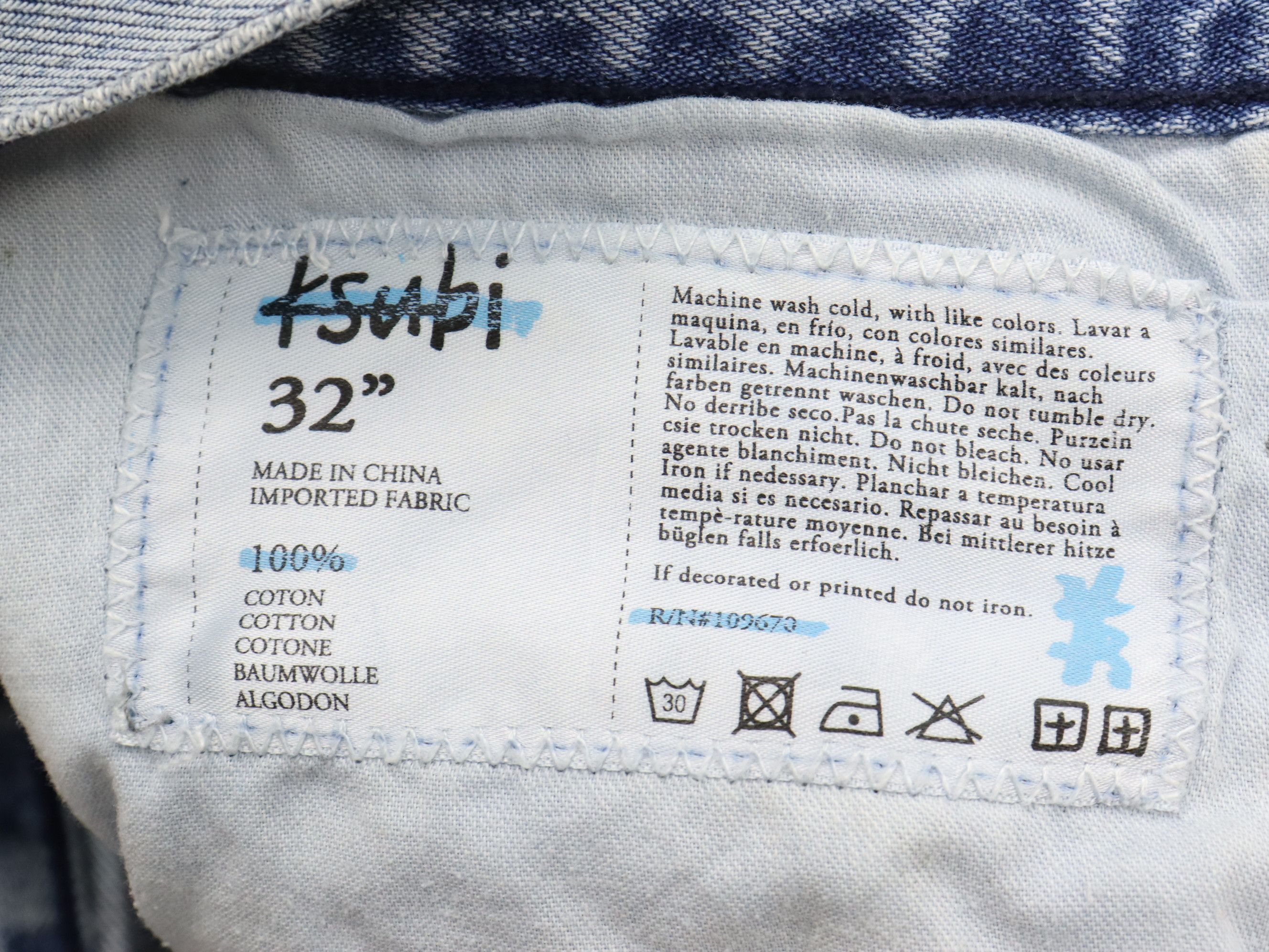 Ksubi KSUBI Dee Dee Dusted Denim Jean Pant Size US 33 - 12 Thumbnail