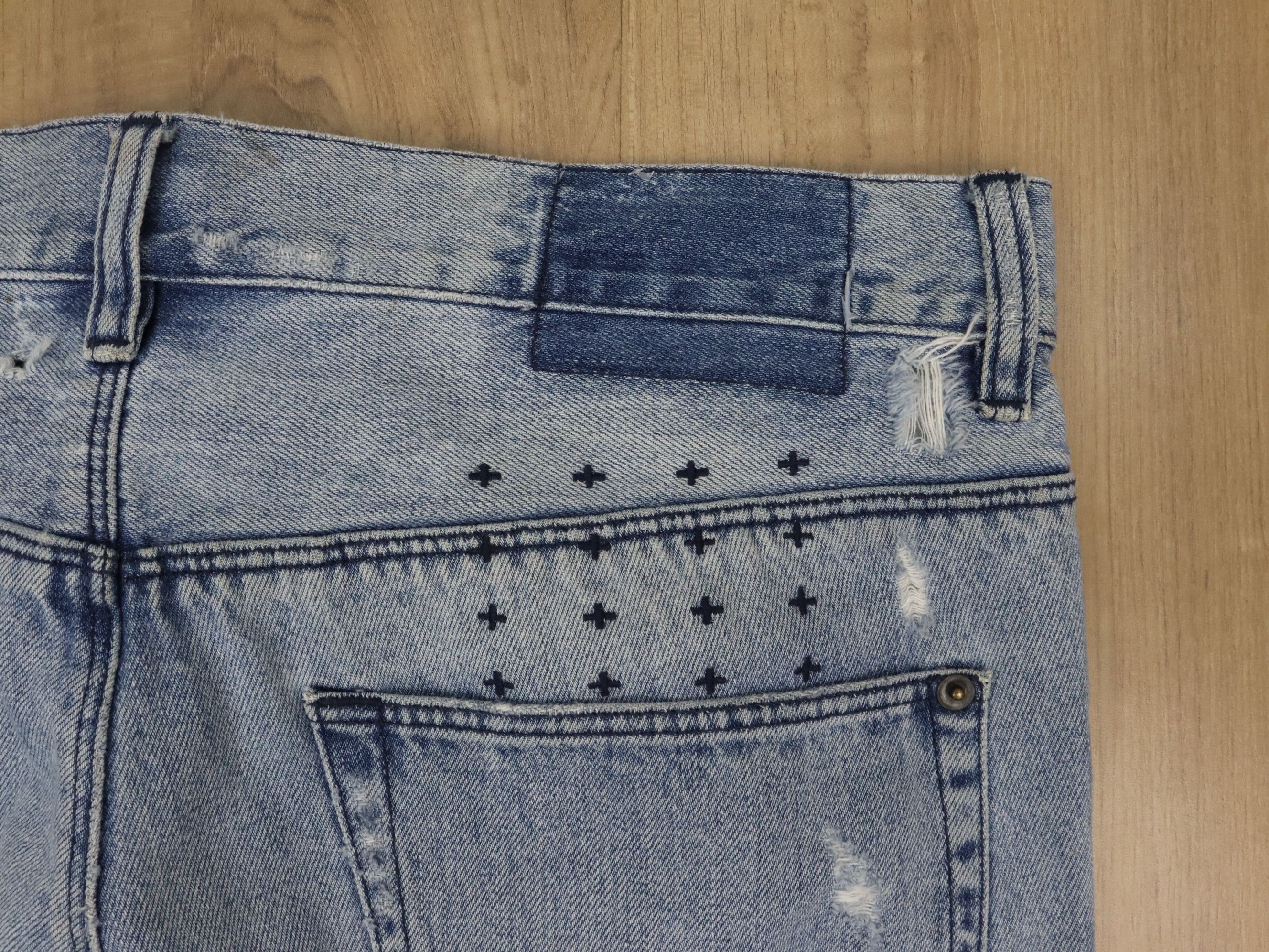 Ksubi KSUBI Dee Dee Dusted Denim Jean Pant Size US 33 - 7 Thumbnail