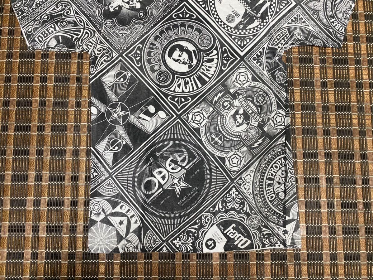 Obey Obey Record Fullprint Tee Size US M / EU 48-50 / 2 - 3 Thumbnail