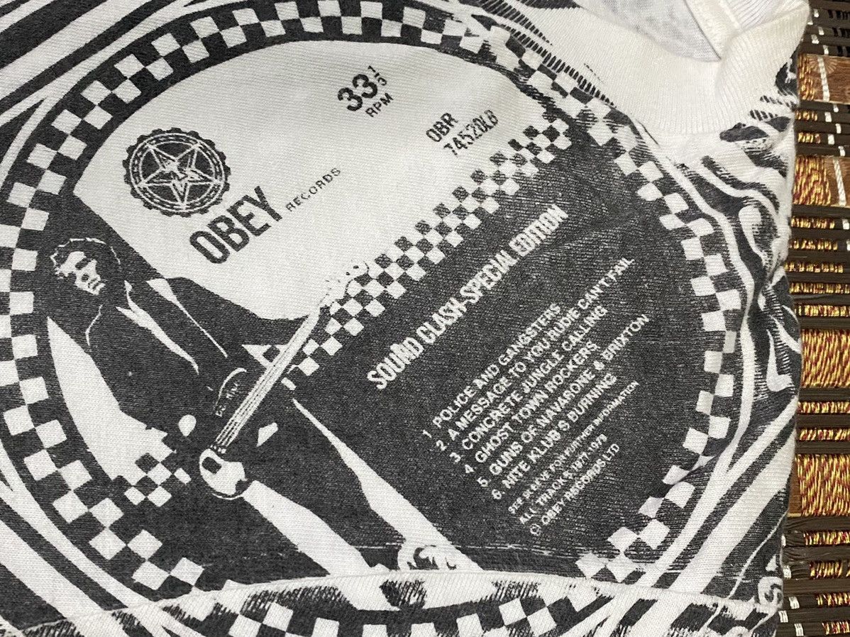 Obey Obey Record Fullprint Tee Size US M / EU 48-50 / 2 - 5 Thumbnail