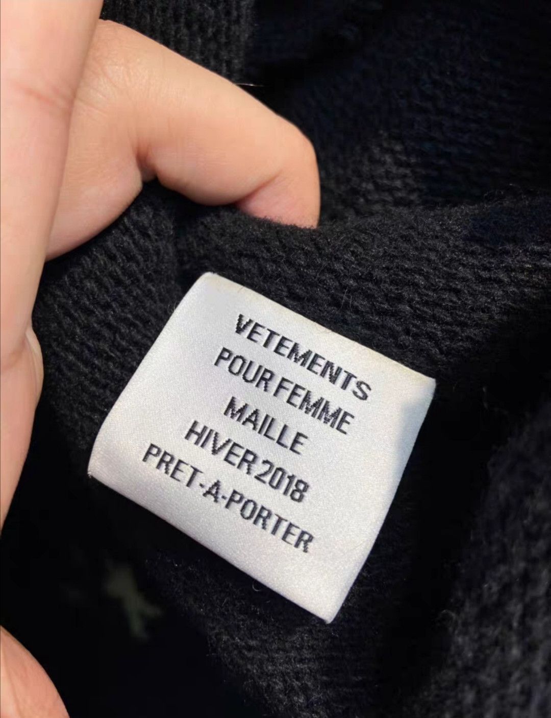 Vetements Vetements VTM 2018FW 12 Stars High Collar Knit Sweater Size US XS / EU 42 / 0 - 2 Thumbnail