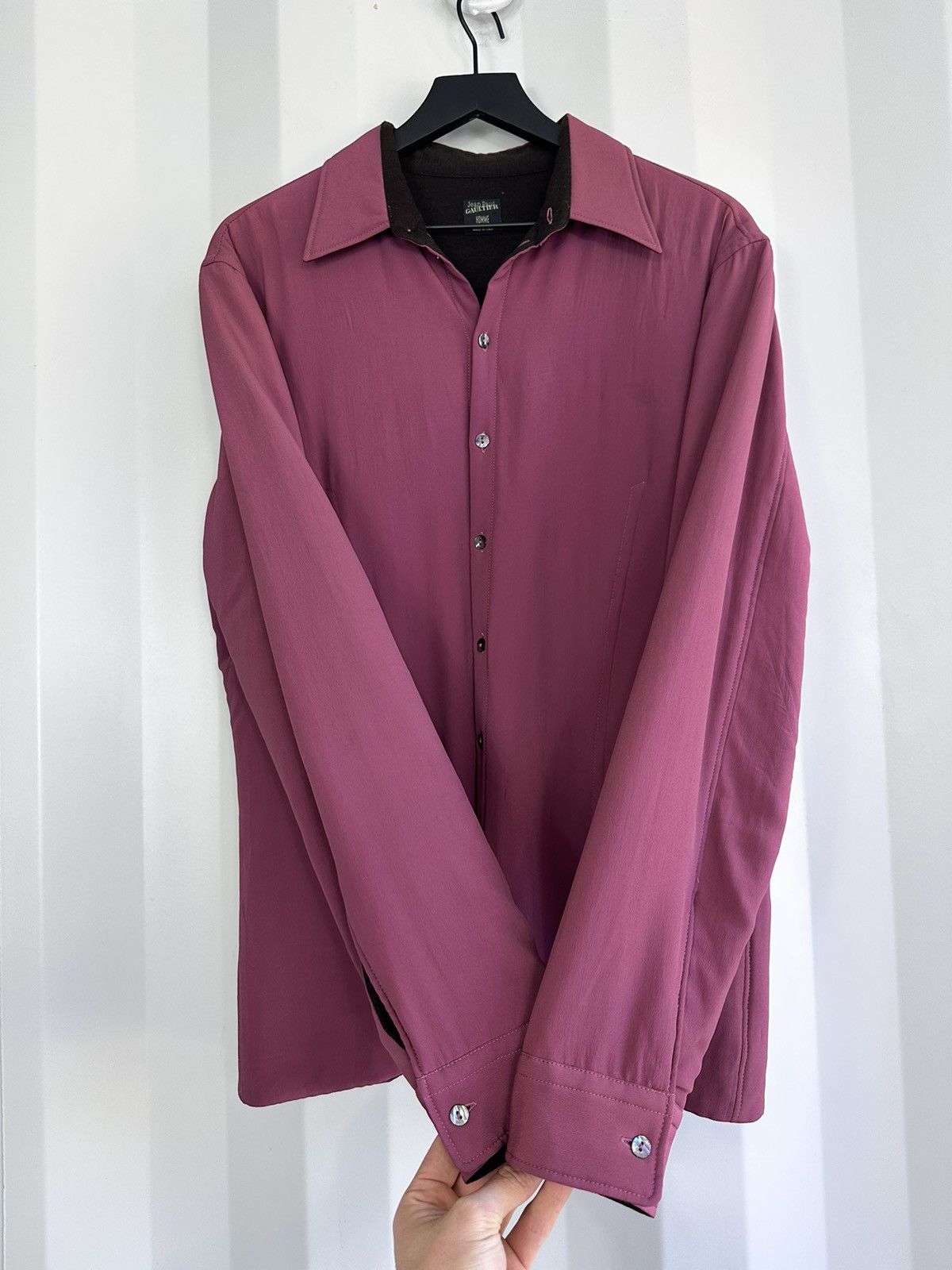 Jean Paul Gaultier Insulated Padded Button Shirt Shirt ERD Size US M / EU 48-50 / 2 - 3 Thumbnail