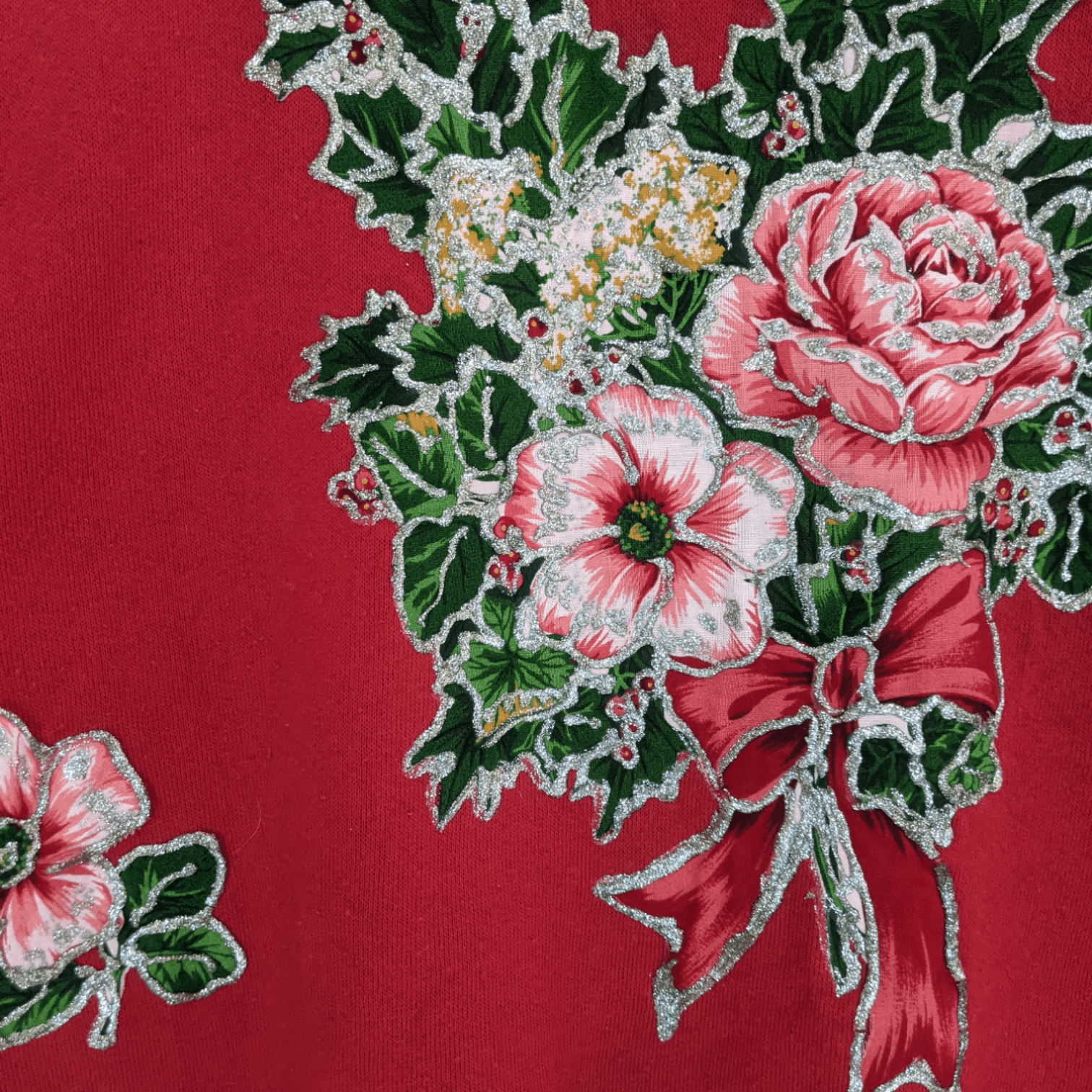 Vintage Vintage 90's RIDERS Flower Embroidered Custom Sweatshirt Size US XL / EU 56 / 4 - 10 Thumbnail