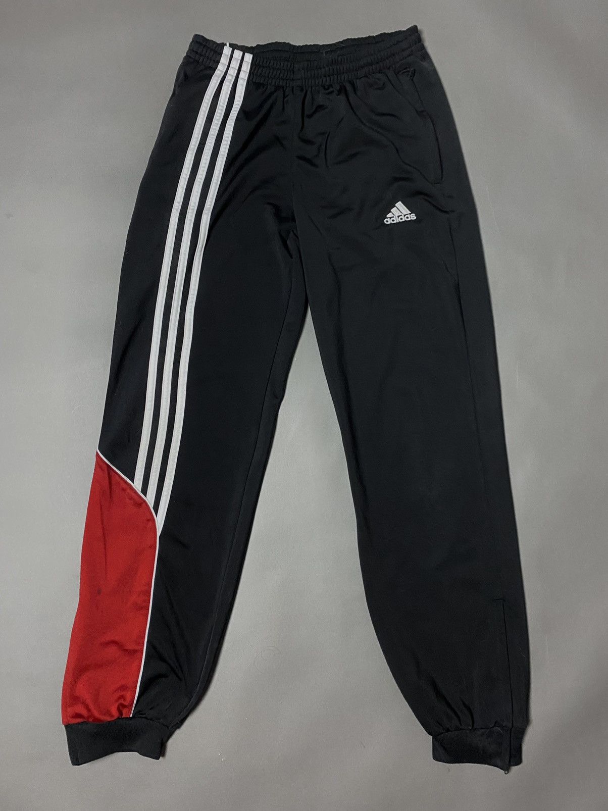 Adidas × Vintage Adidas vintage black sweat pants / track pants black Size US 30 / EU 46 - 1 Thumbnail