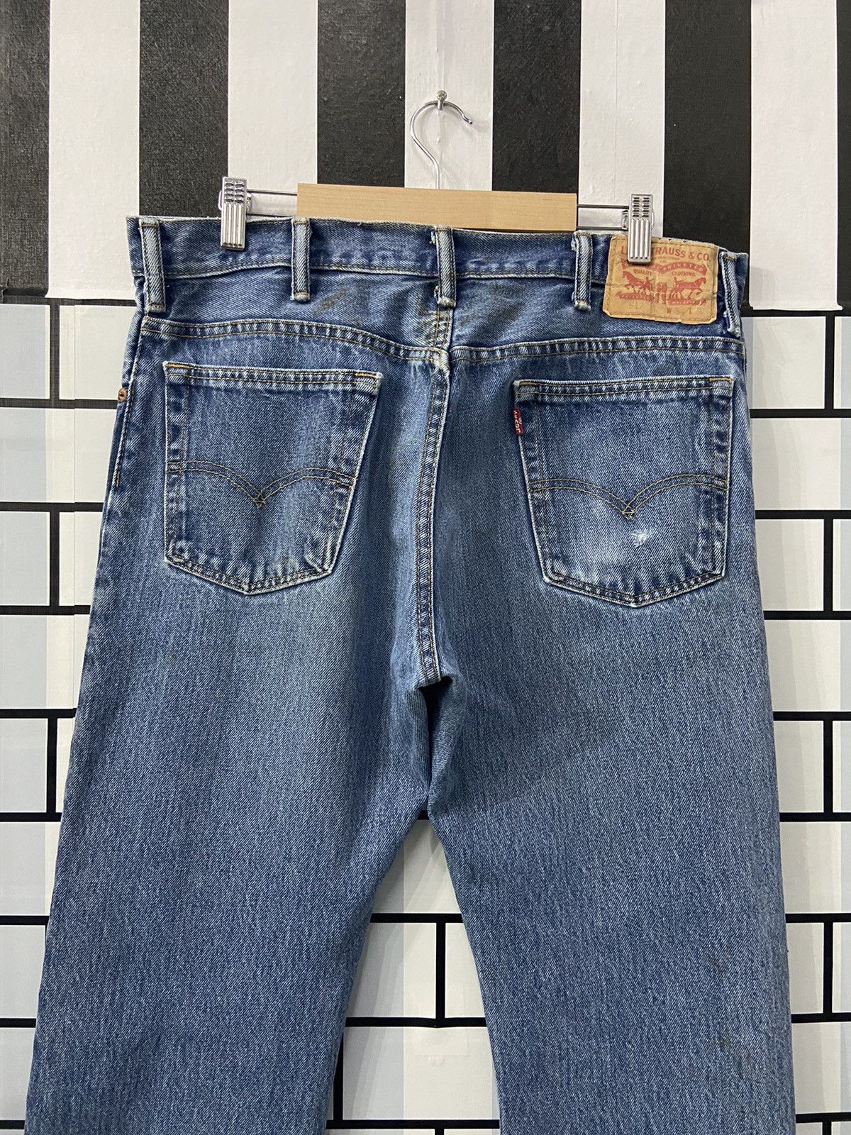 Levi's Vintage Levi's 517 Distressed Blue Wash Denim Pants Size US 34 / EU 50 - 12 Thumbnail