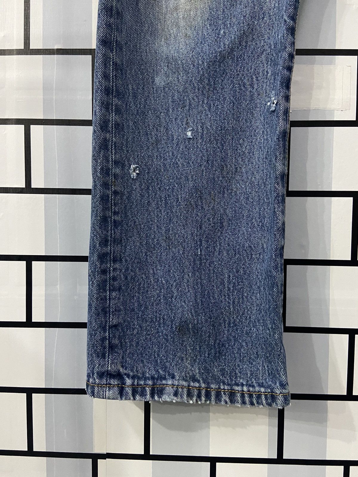 Levi's Vintage Levi's 517 Distressed Blue Wash Denim Pants Size US 34 / EU 50 - 6 Thumbnail