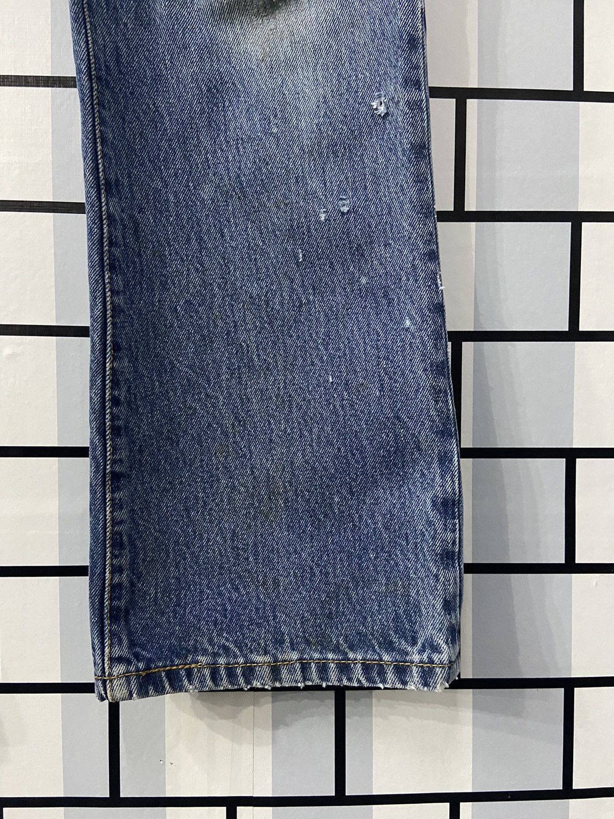Levi's Vintage Levi's 517 Distressed Blue Wash Denim Pants Size US 34 / EU 50 - 7 Thumbnail