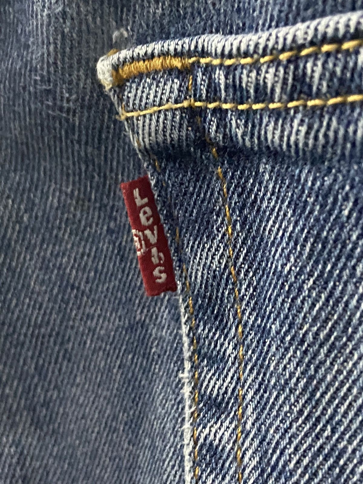 Levi's Vintage Levi's 517 Distressed Blue Wash Denim Pants Size US 34 / EU 50 - 18 Thumbnail