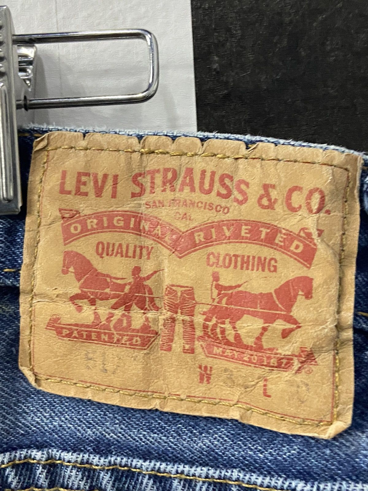 Levi's Vintage Levi's 517 Distressed Blue Wash Denim Pants Size US 34 / EU 50 - 19 Thumbnail