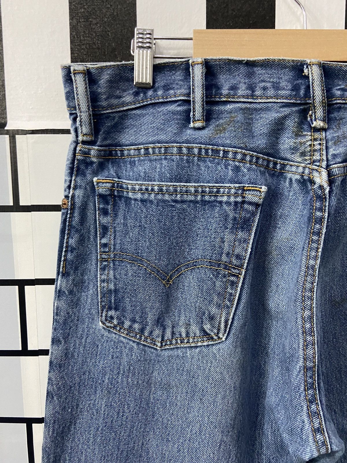 Levi's Vintage Levi's 517 Distressed Blue Wash Denim Pants Size US 34 / EU 50 - 17 Thumbnail