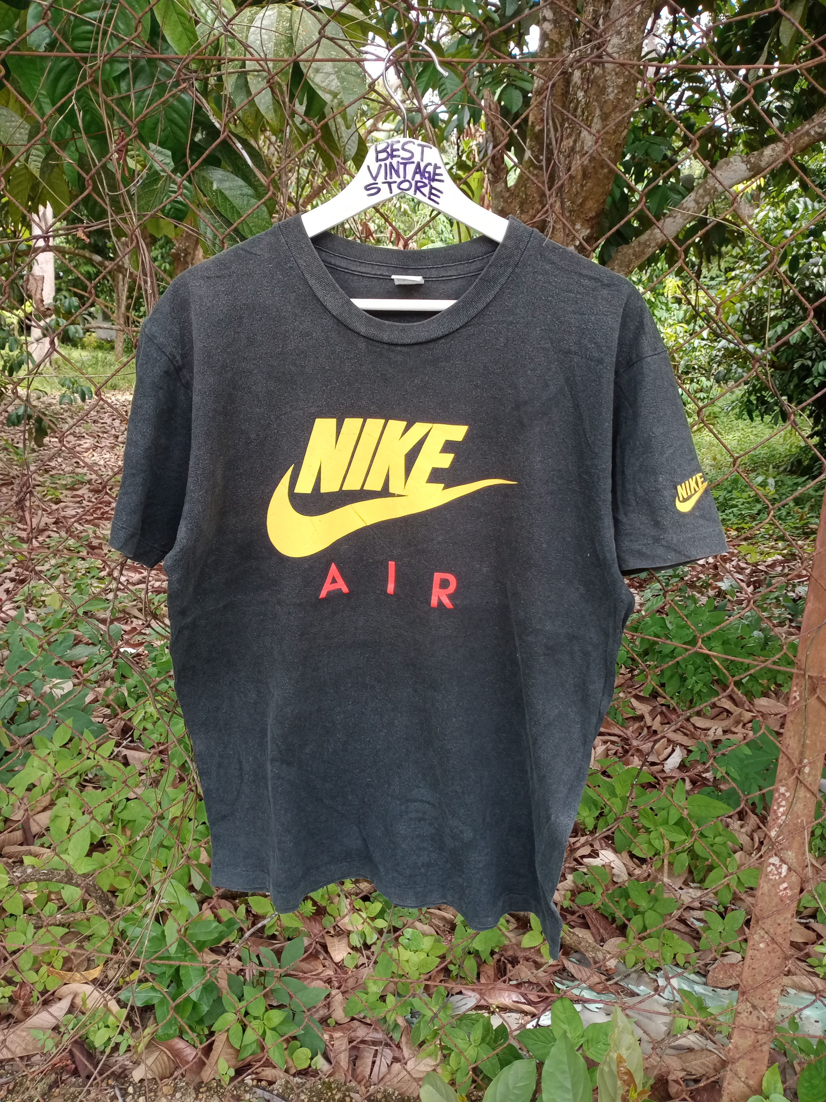 Nike Vintage Nike Air t shirt swoosh big logo Size US M / EU 48-50 / 2 - 2 Thumbnail