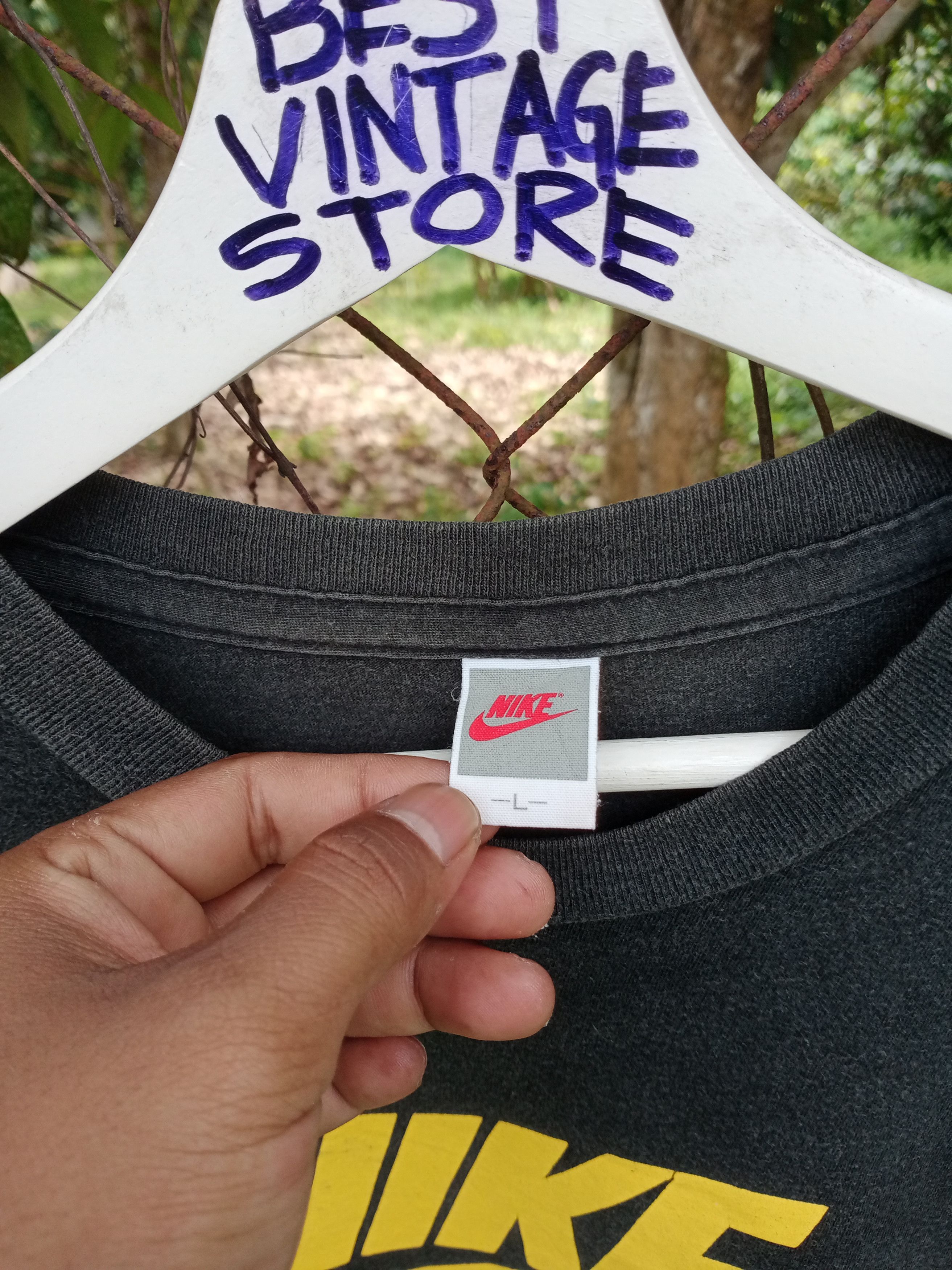 Nike Vintage Nike Air t shirt swoosh big logo Size US M / EU 48-50 / 2 - 3 Thumbnail