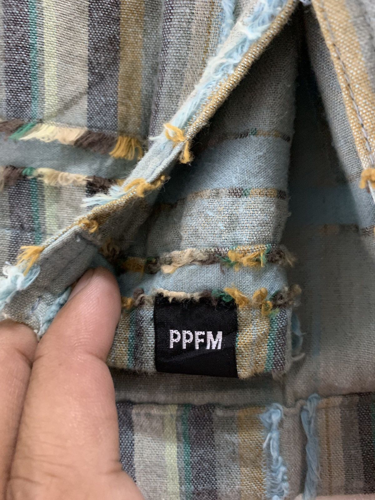 Beauty Beast × PPFM RARE ‼️ PPFM ☠️ Patchwork Cut N Sew Polo Shirts Size US M / EU 48-50 / 2 - 7 Thumbnail