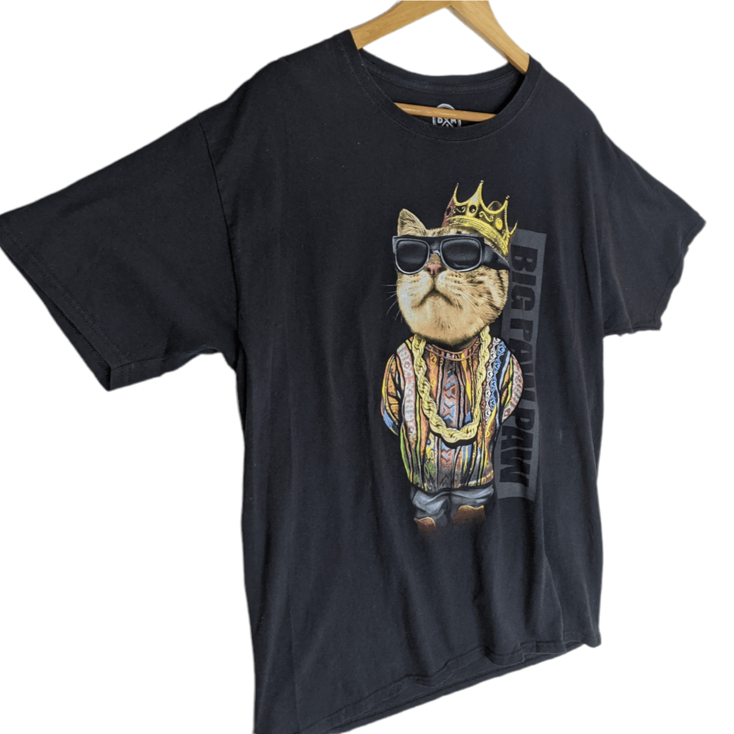 CAT'S PAW Vintage 2000's DOM Big Paw Paw King Cat Meow Meow T-Shirt Size US L / EU 52-54 / 3 - 3 Thumbnail