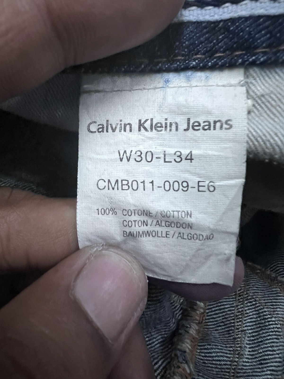 Japanese Brand LIMITED DESIGN💥CALVIN KLEIN CURVE DENIM PANTT Size US 32 / EU 48 - 8 Thumbnail