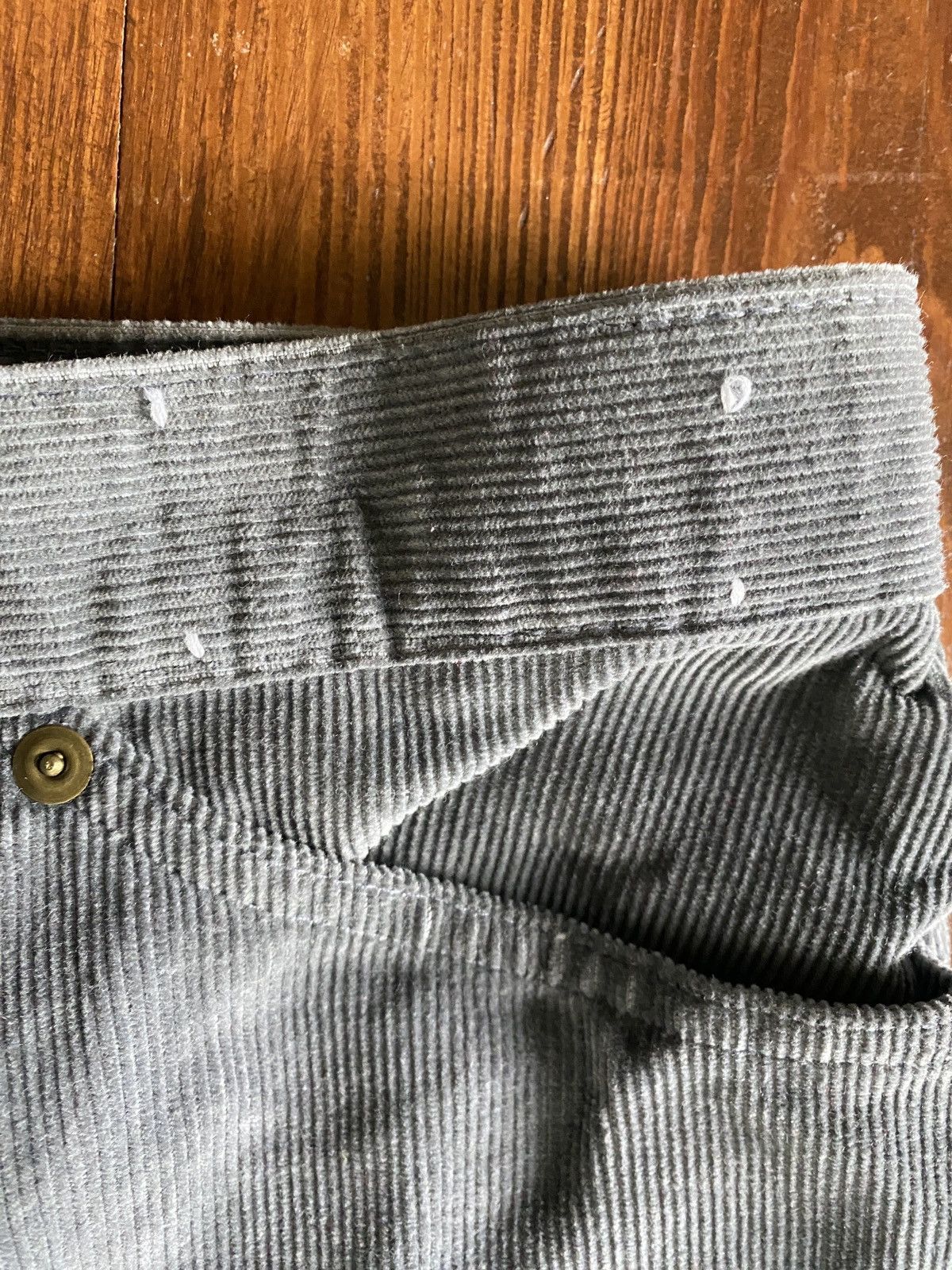 Levi's Vintage 70’s Levi’s White Tab Grey Corduroy Pants 30x33 Size US 30 / EU 46 - 15 Thumbnail