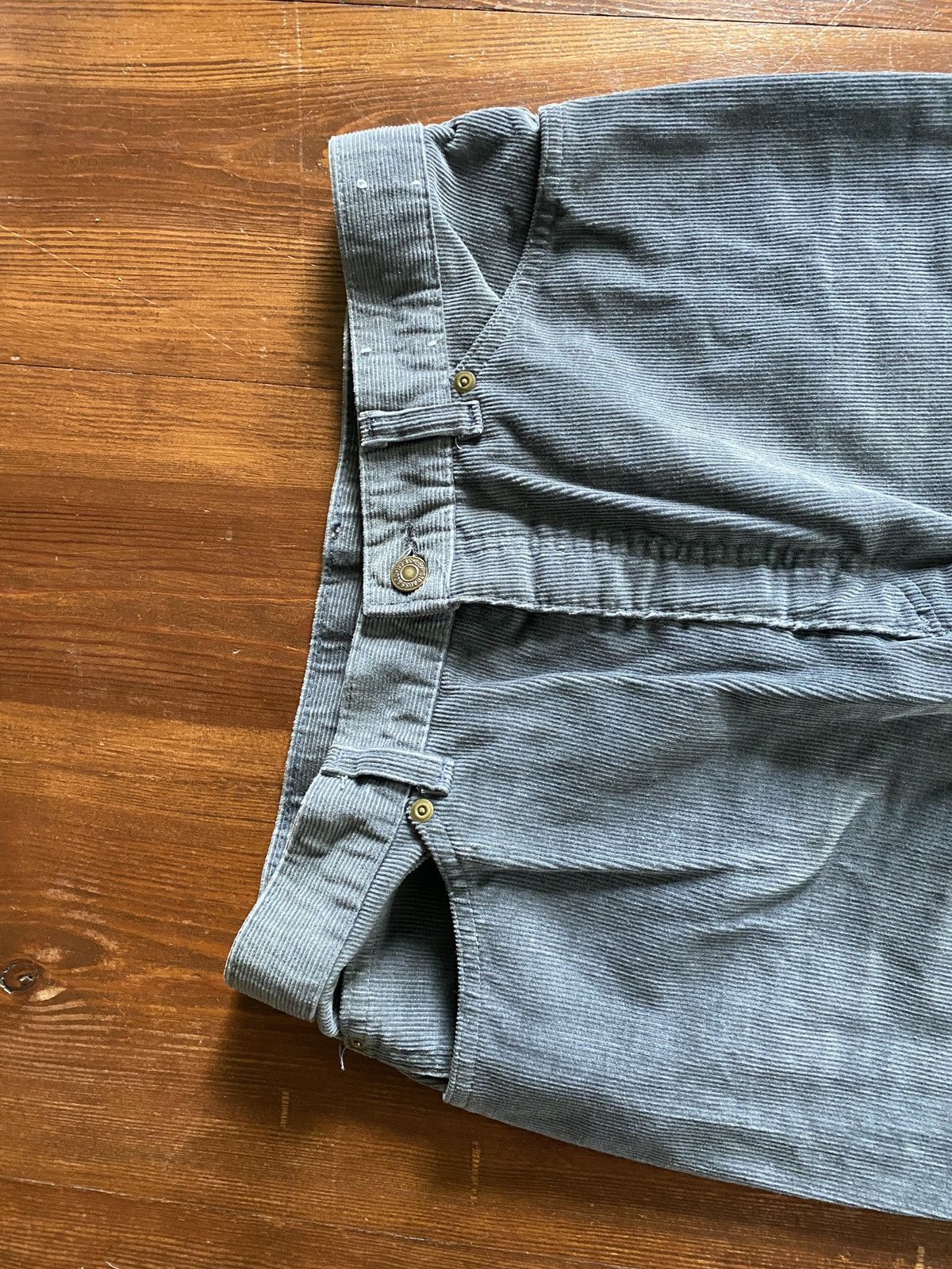 Levi's Vintage 70’s Levi’s White Tab Grey Corduroy Pants 30x33 Size US 30 / EU 46 - 14 Thumbnail