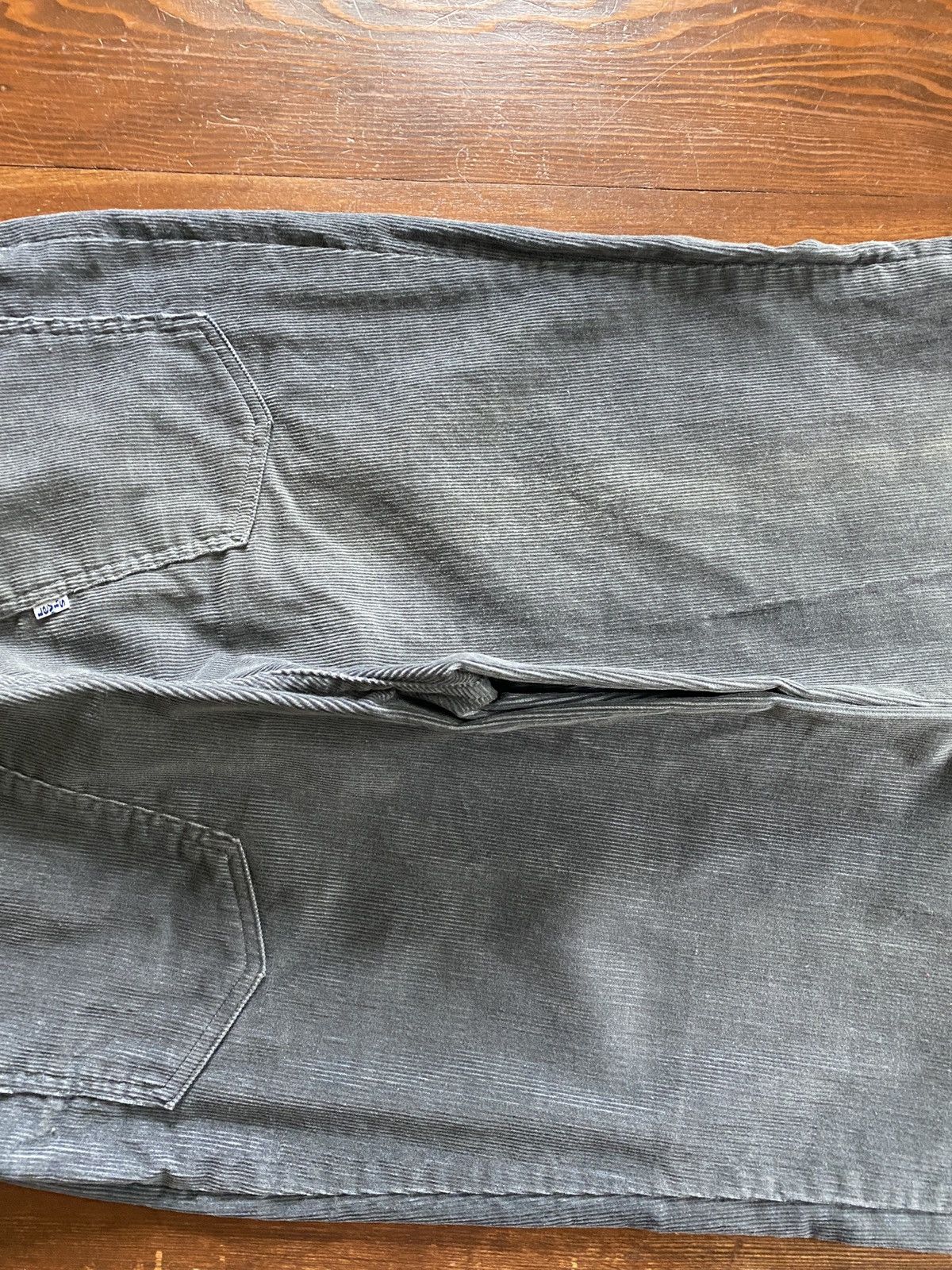 Levi's Vintage 70’s Levi’s White Tab Grey Corduroy Pants 30x33 Size US 30 / EU 46 - 4 Thumbnail