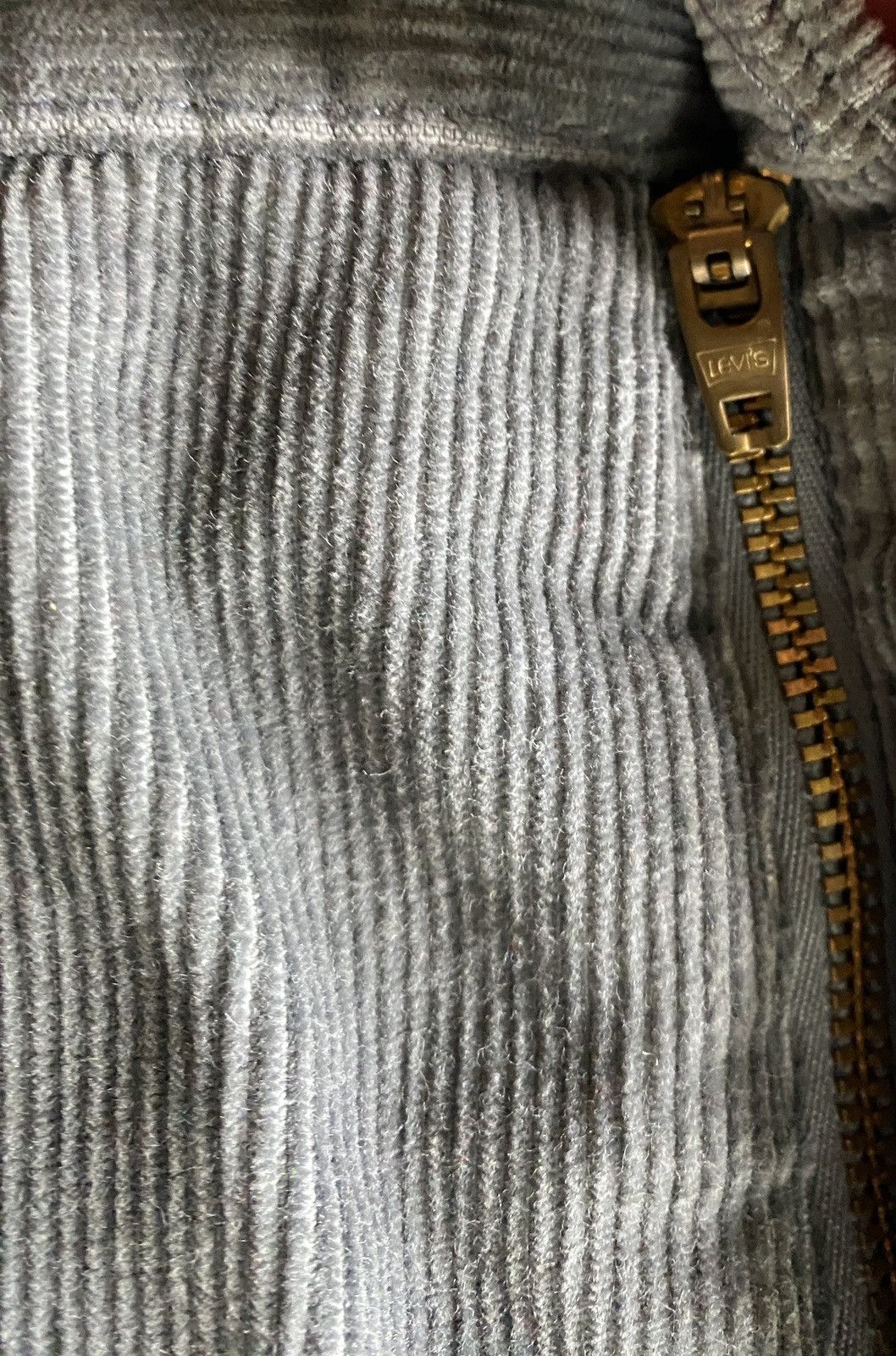 Levi's Vintage 70’s Levi’s White Tab Grey Corduroy Pants 30x33 Size US 30 / EU 46 - 17 Thumbnail