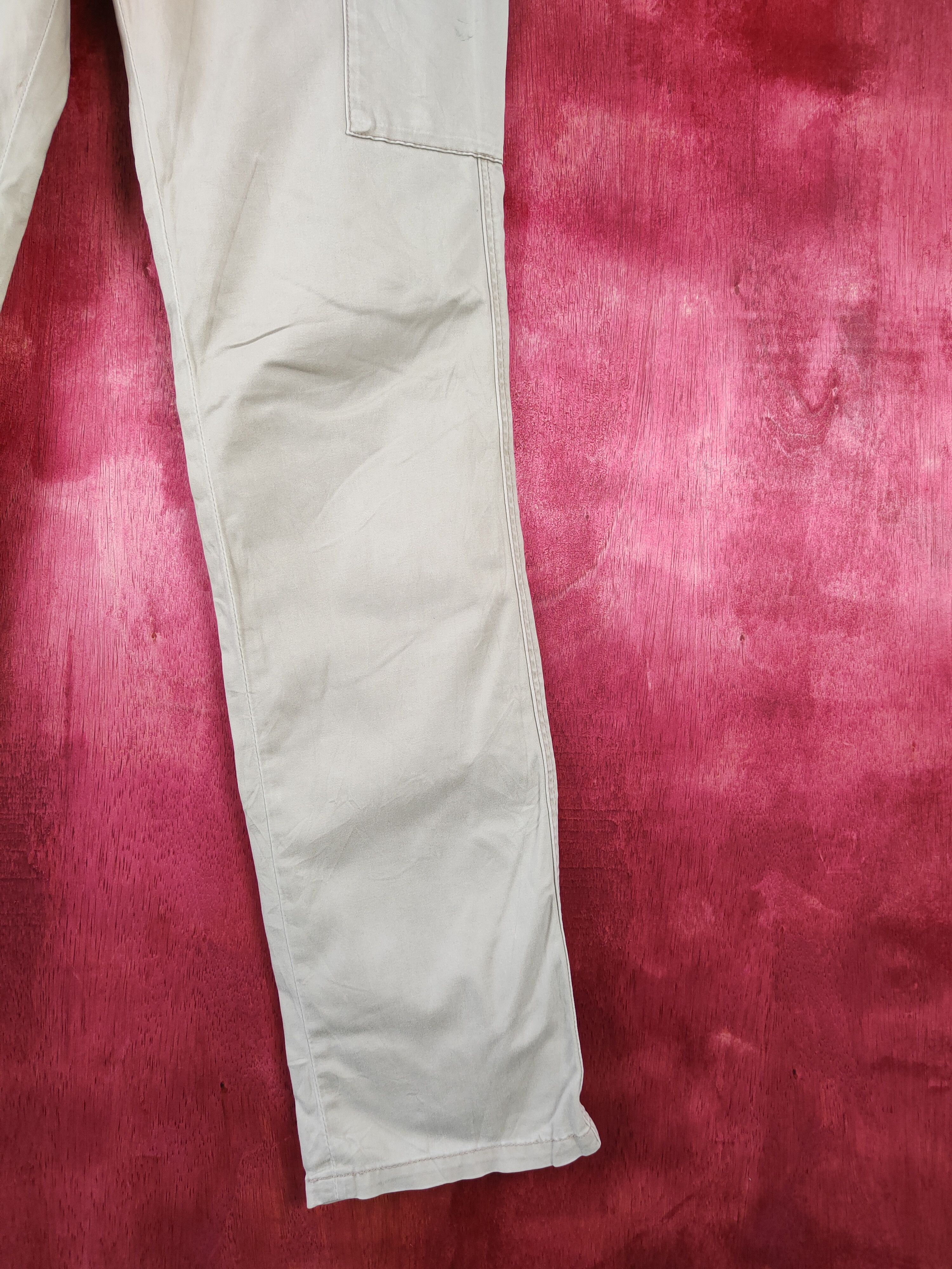 Japanese Brand × Vintage Japanese Brand Cream Multi Pocket Tactical Cargo Pants #S439 Size US 28 / EU 44 - 6 Thumbnail