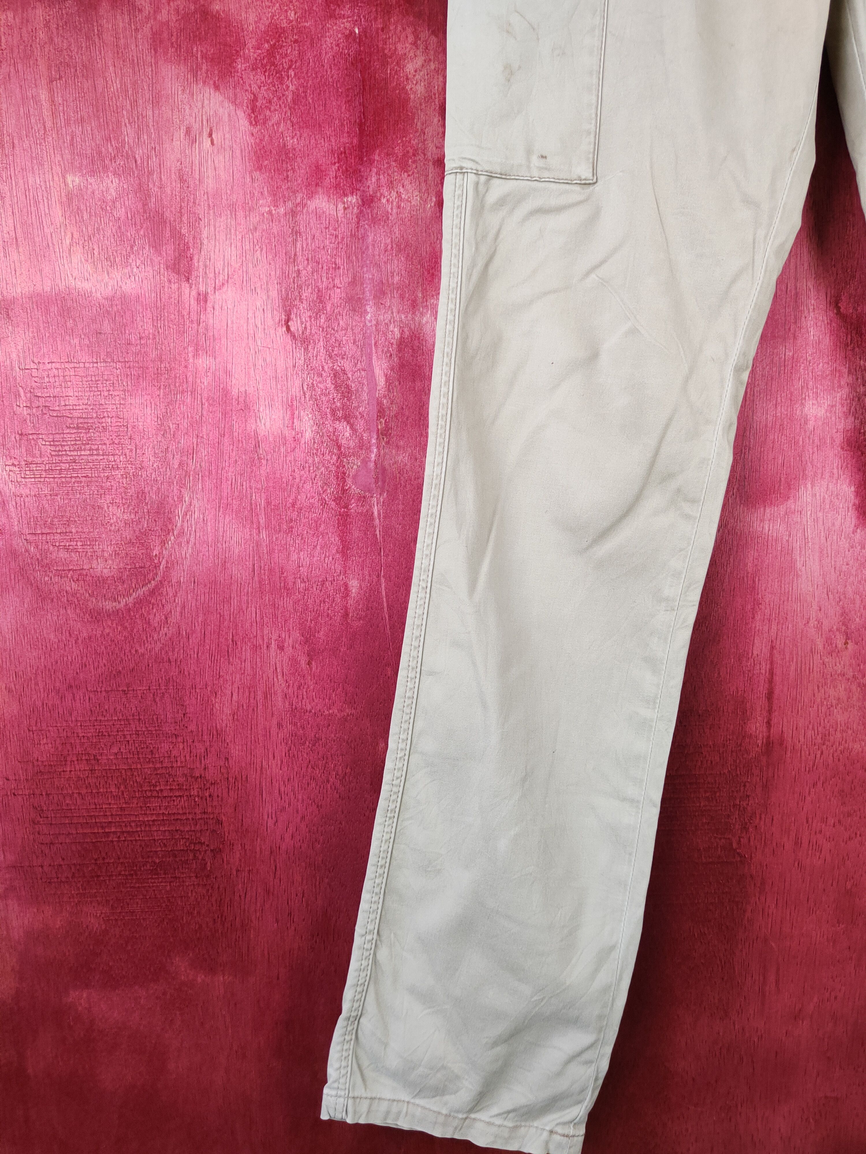 Japanese Brand × Vintage Japanese Brand Cream Multi Pocket Tactical Cargo Pants #S439 Size US 28 / EU 44 - 4 Thumbnail