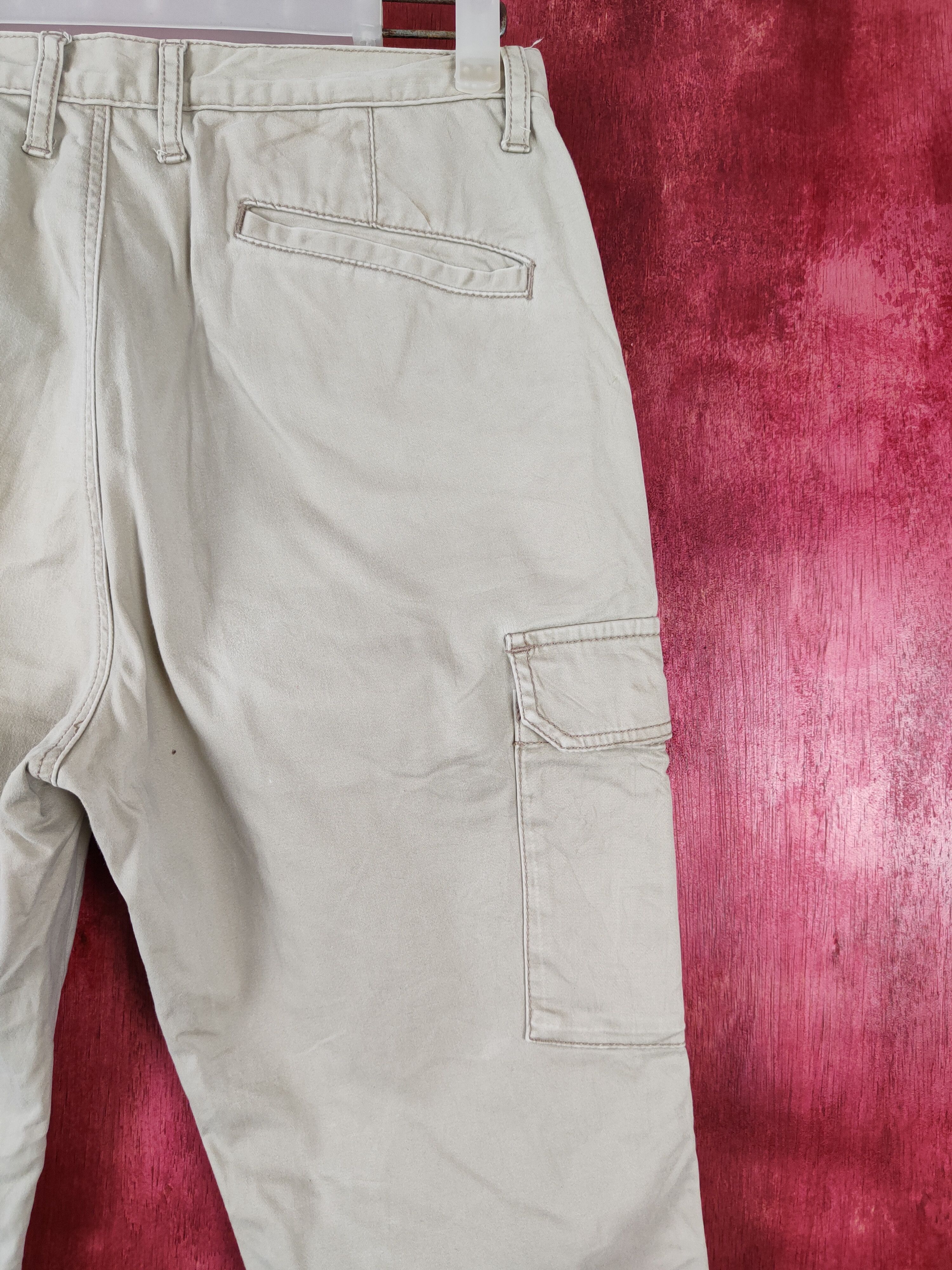 Japanese Brand × Vintage Japanese Brand Cream Multi Pocket Tactical Cargo Pants #S439 Size US 28 / EU 44 - 10 Thumbnail