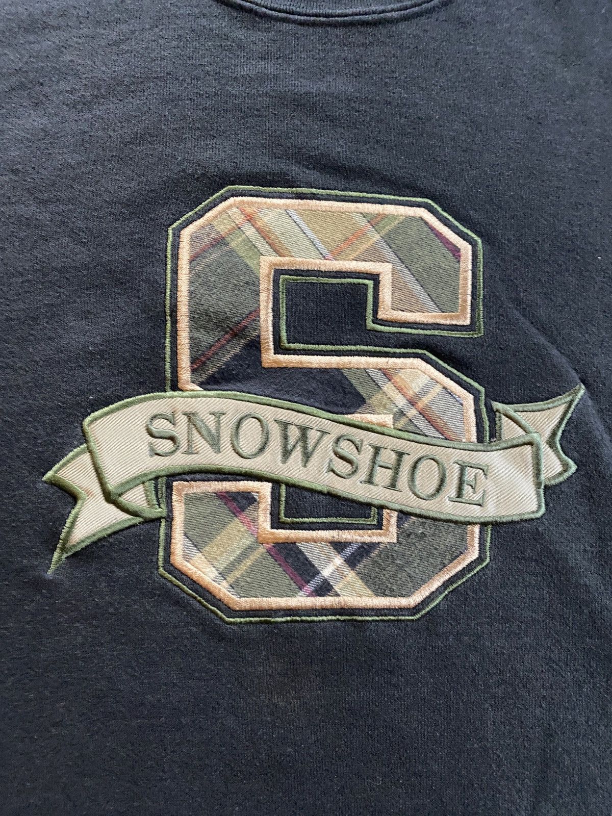 Vintage Vintage 90’s Snowshoe Mountain Black Crewneck Sweatshirt Size US M / EU 48-50 / 2 - 3 Thumbnail