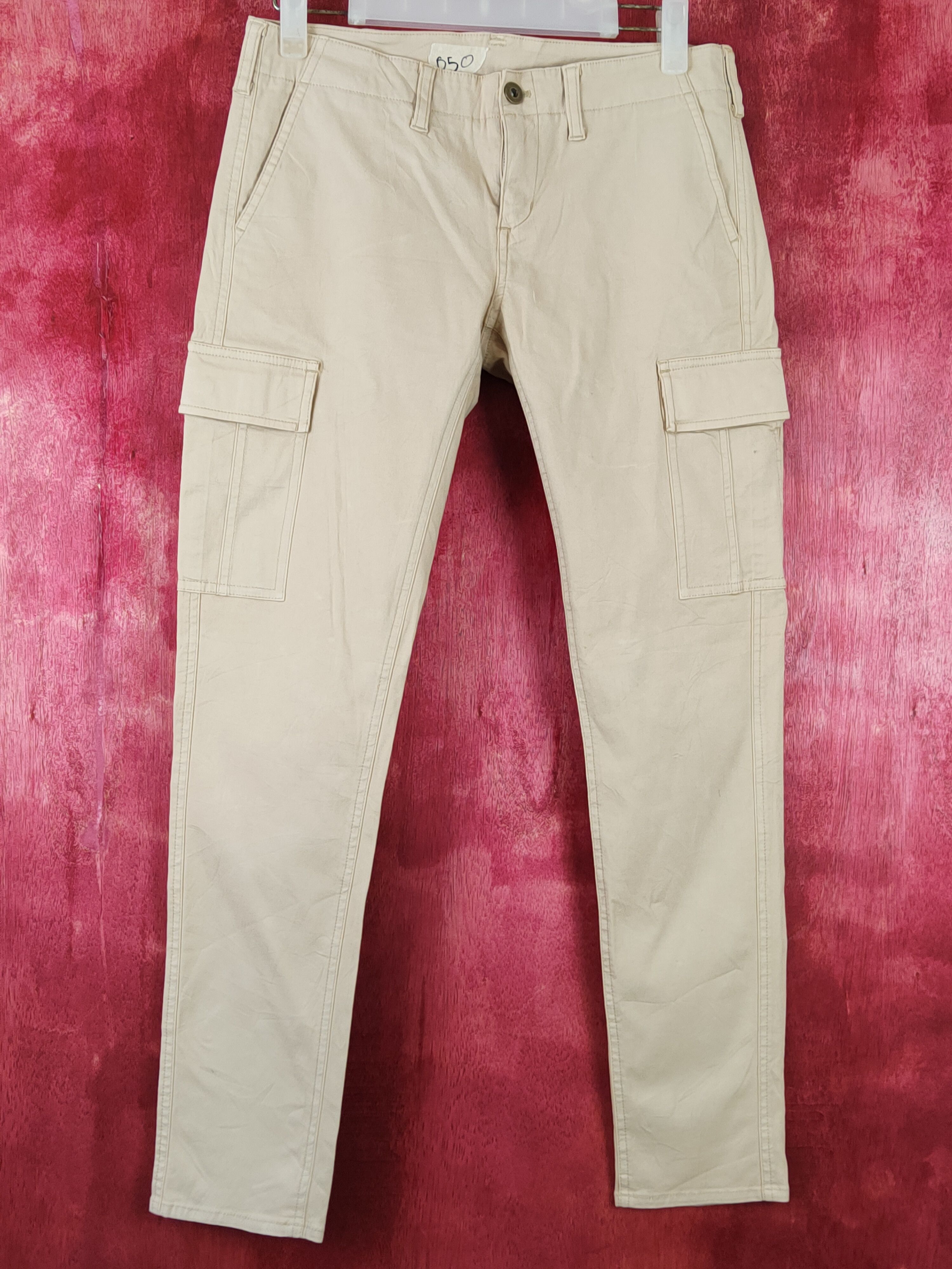 image of Michel Klein Brown Multi Pocket Tactical Cargo Pants S434, Women's (Size 28)