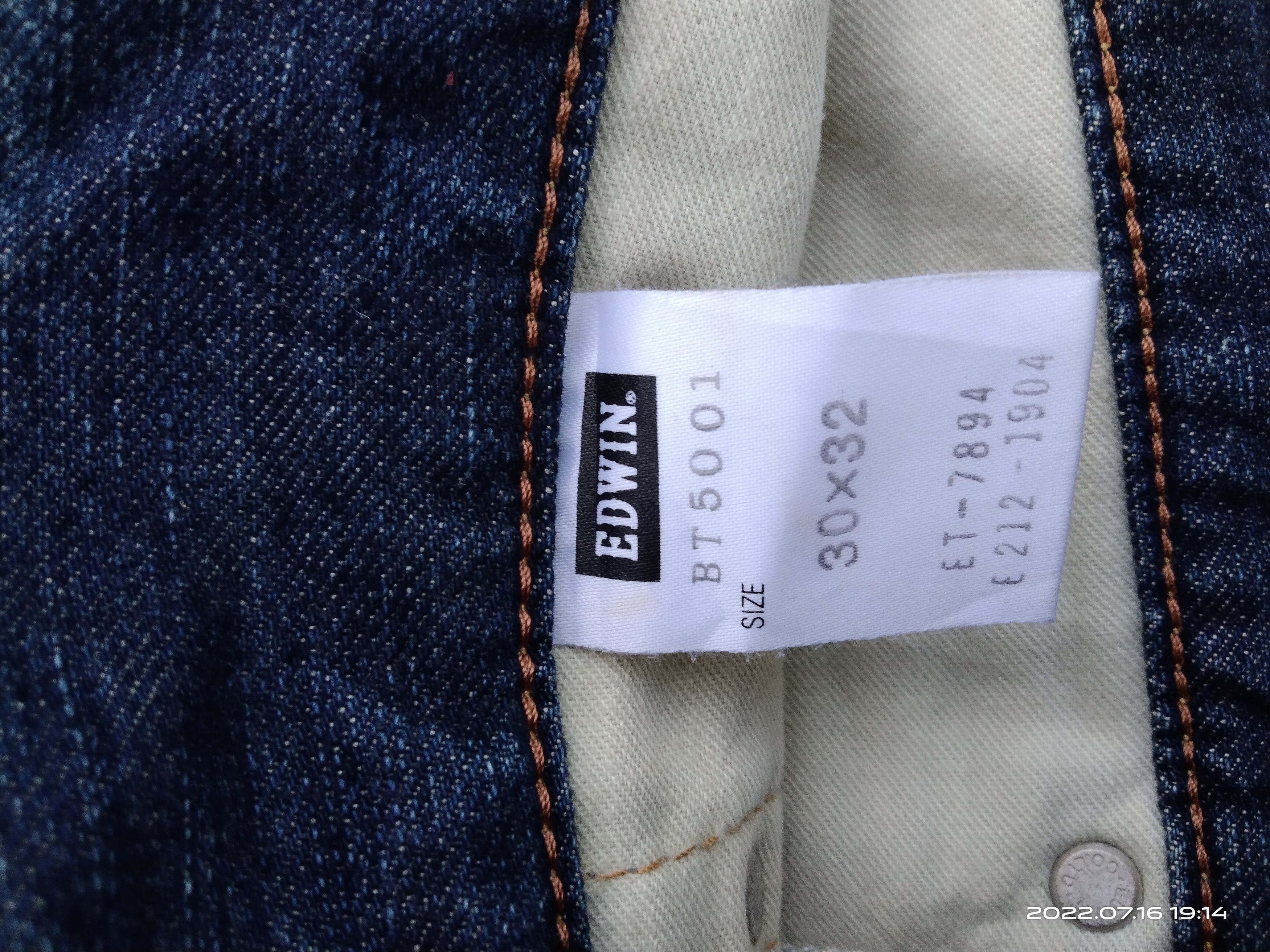 Japanese Brand FLARED DiSTRESSED RIPED BLUE TRIP DENIM PANTS Size US 31 - 9 Thumbnail