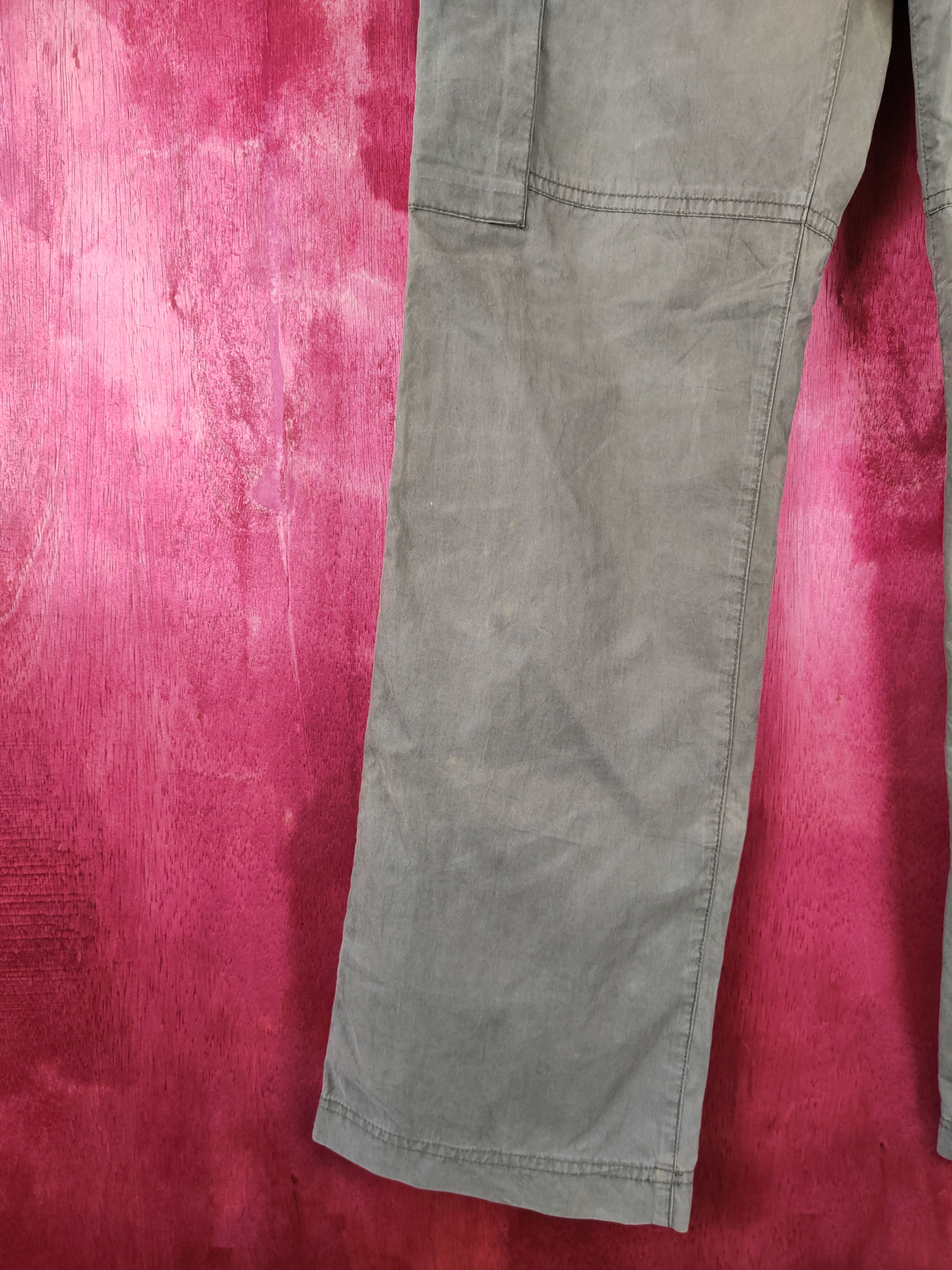 Japanese Brand × Vintage East Boy Army Green Multi Pocket Tactical Cargo Pants #S433 Size US 29 - 5 Thumbnail