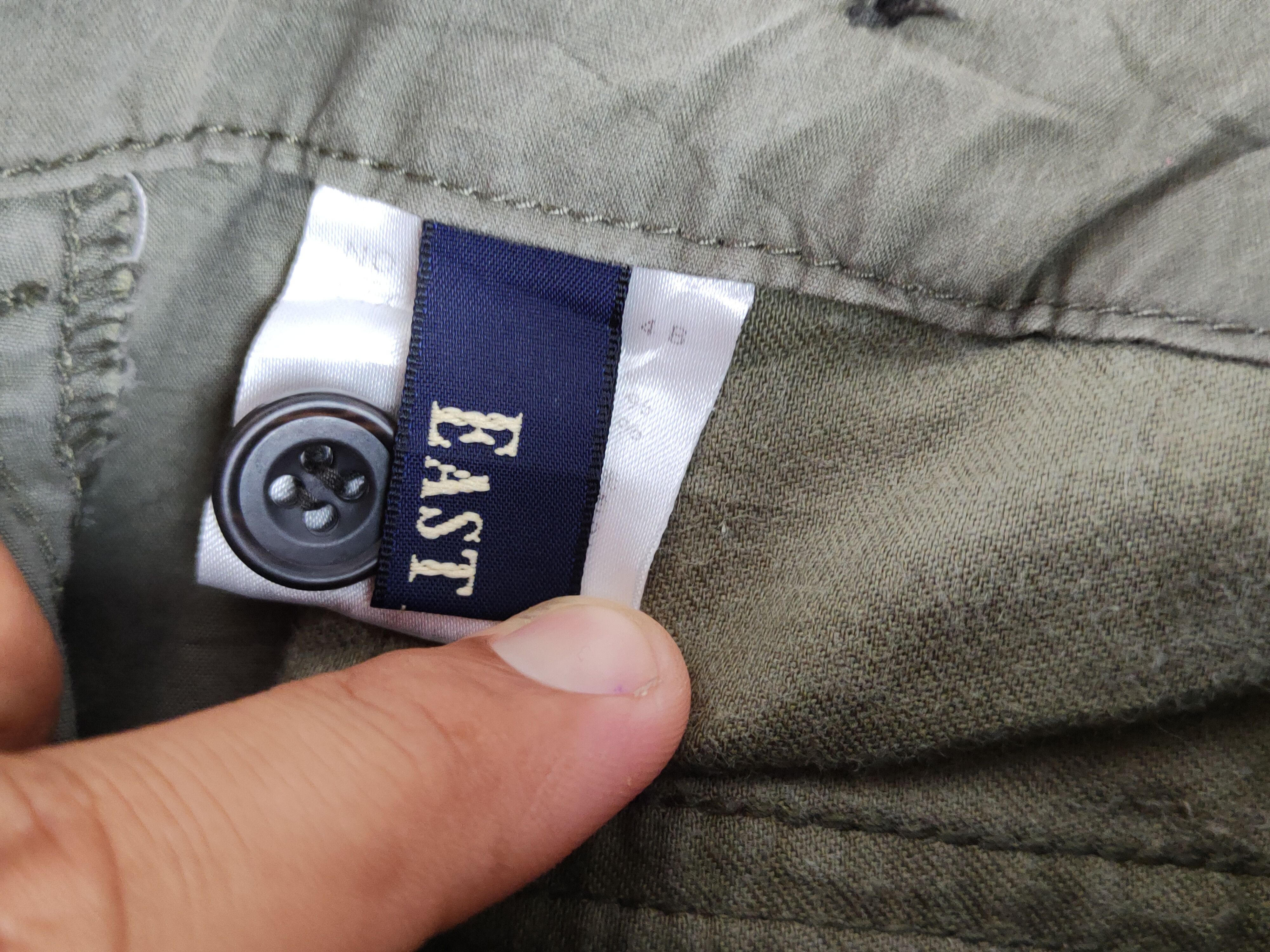 Japanese Brand × Vintage East Boy Army Green Multi Pocket Tactical Cargo Pants #S433 Size US 29 - 13 Thumbnail