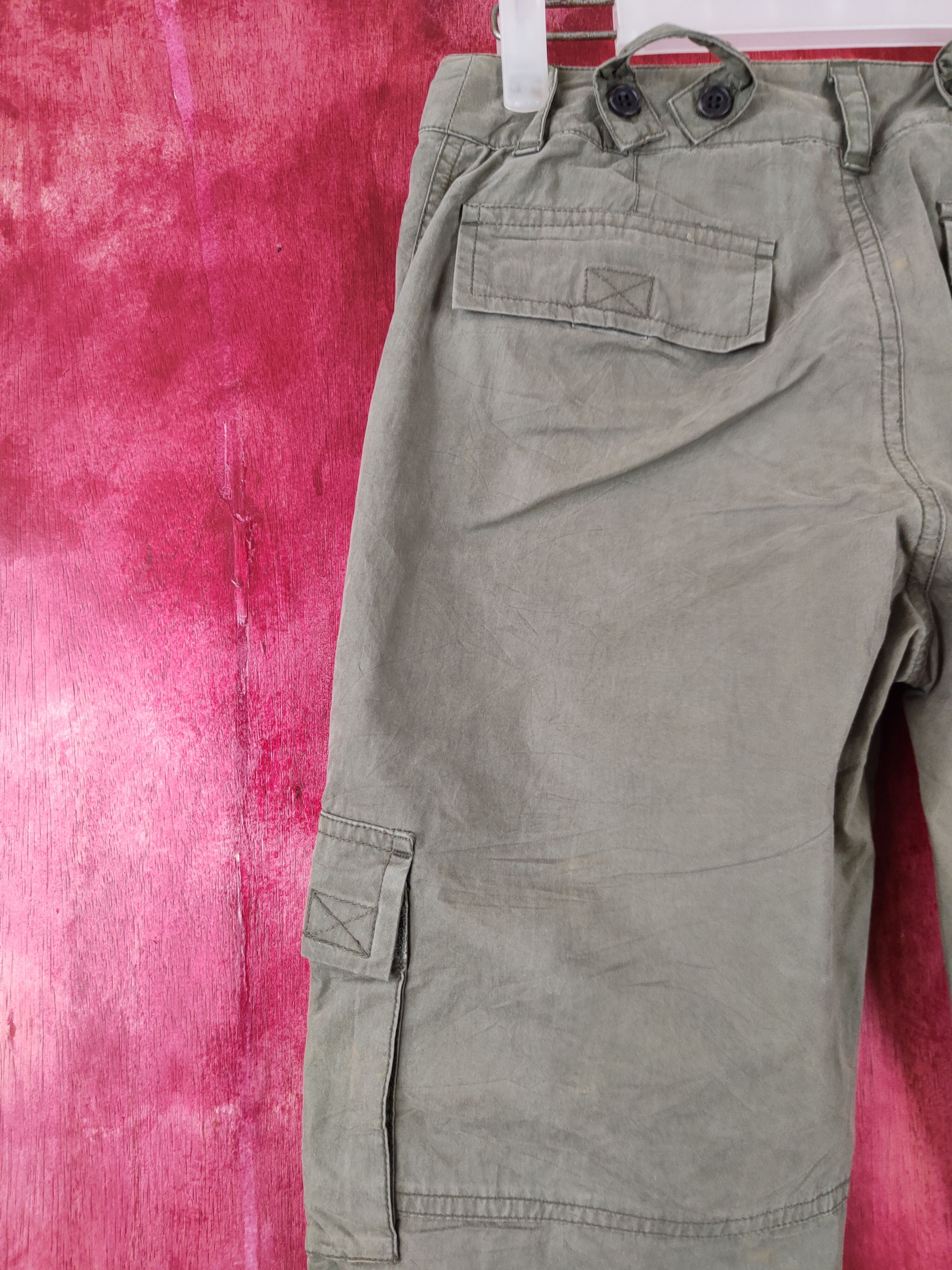 Japanese Brand × Vintage East Boy Army Green Multi Pocket Tactical Cargo Pants #S433 Size US 29 - 9 Thumbnail