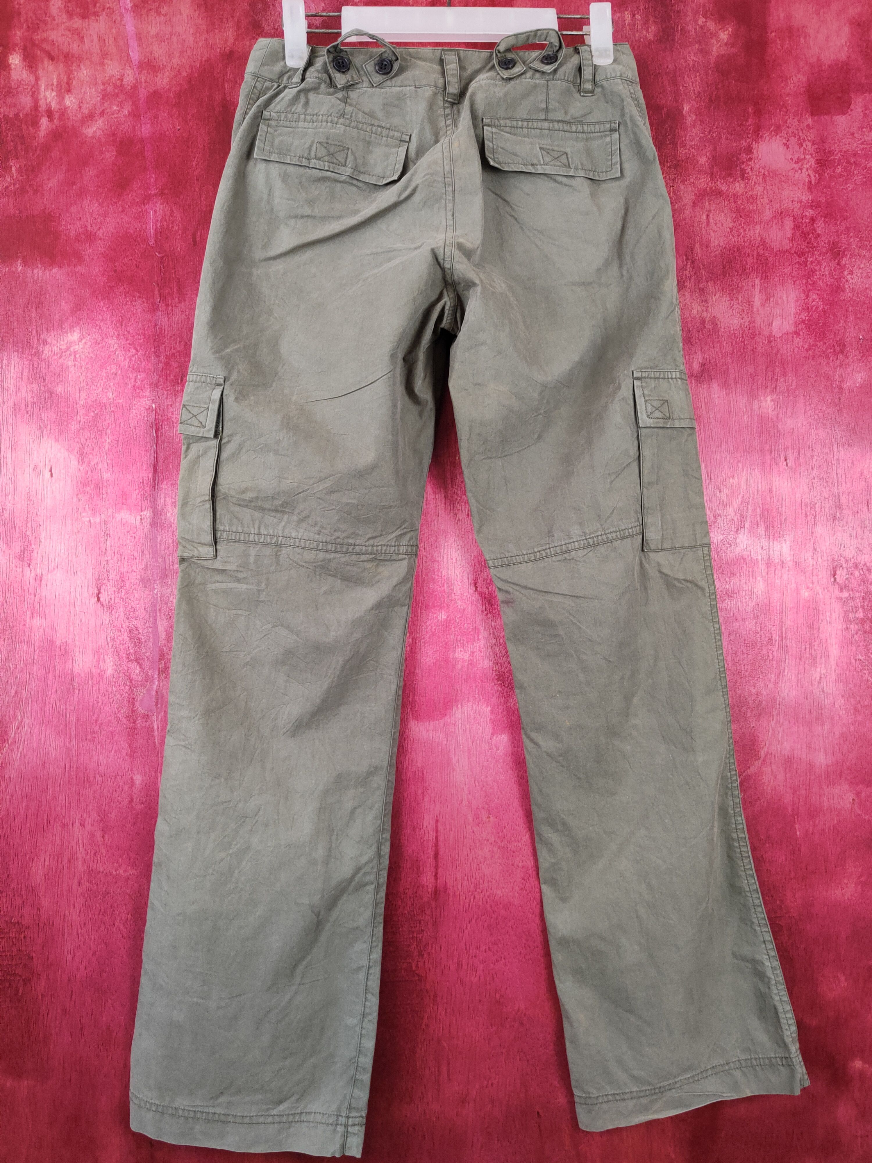 Japanese Brand × Vintage East Boy Army Green Multi Pocket Tactical Cargo Pants #S433 Size US 29 - 8 Thumbnail