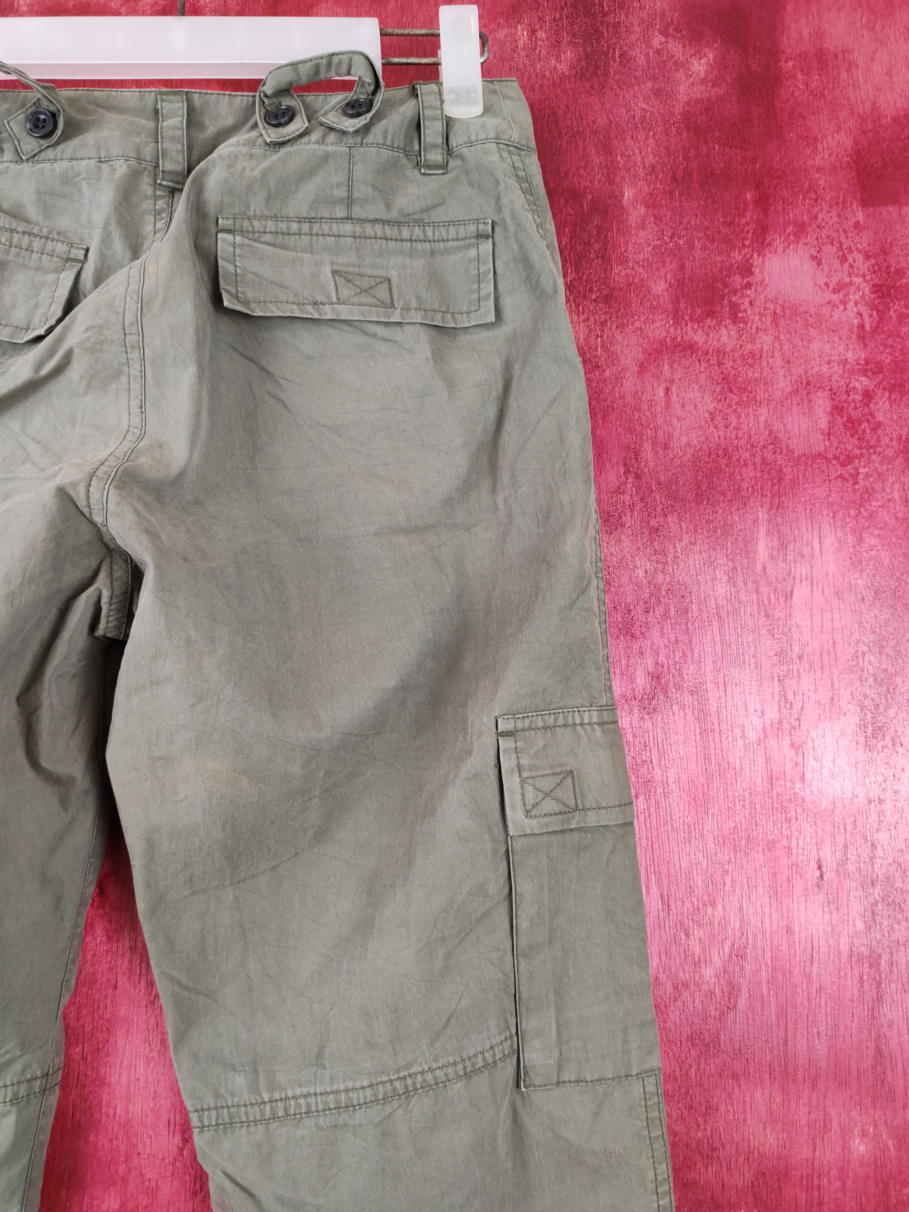 Japanese Brand × Vintage East Boy Army Green Multi Pocket Tactical Cargo Pants #S433 Size US 29 - 11 Thumbnail