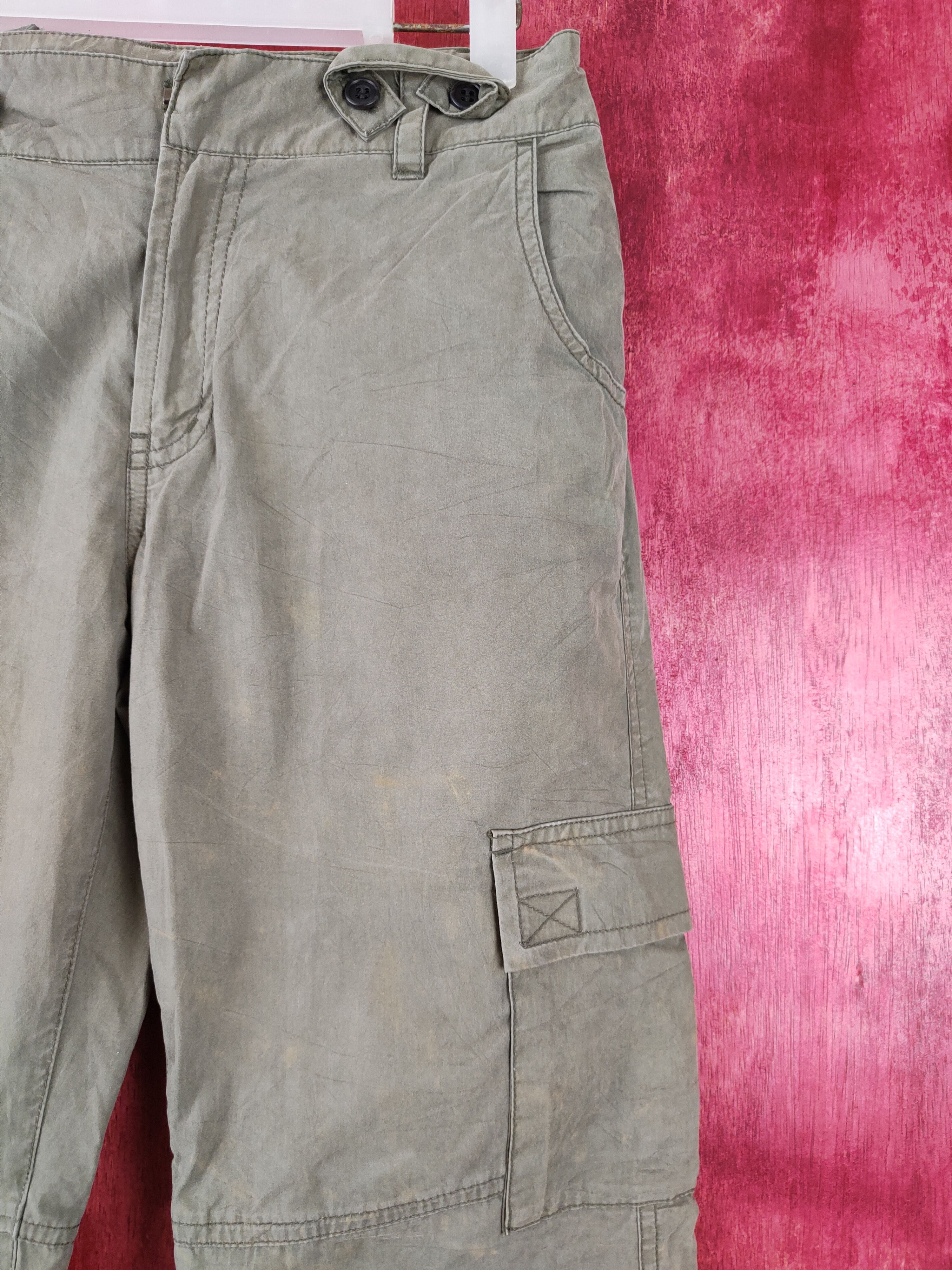 Japanese Brand × Vintage East Boy Army Green Multi Pocket Tactical Cargo Pants #S433 Size US 29 - 6 Thumbnail