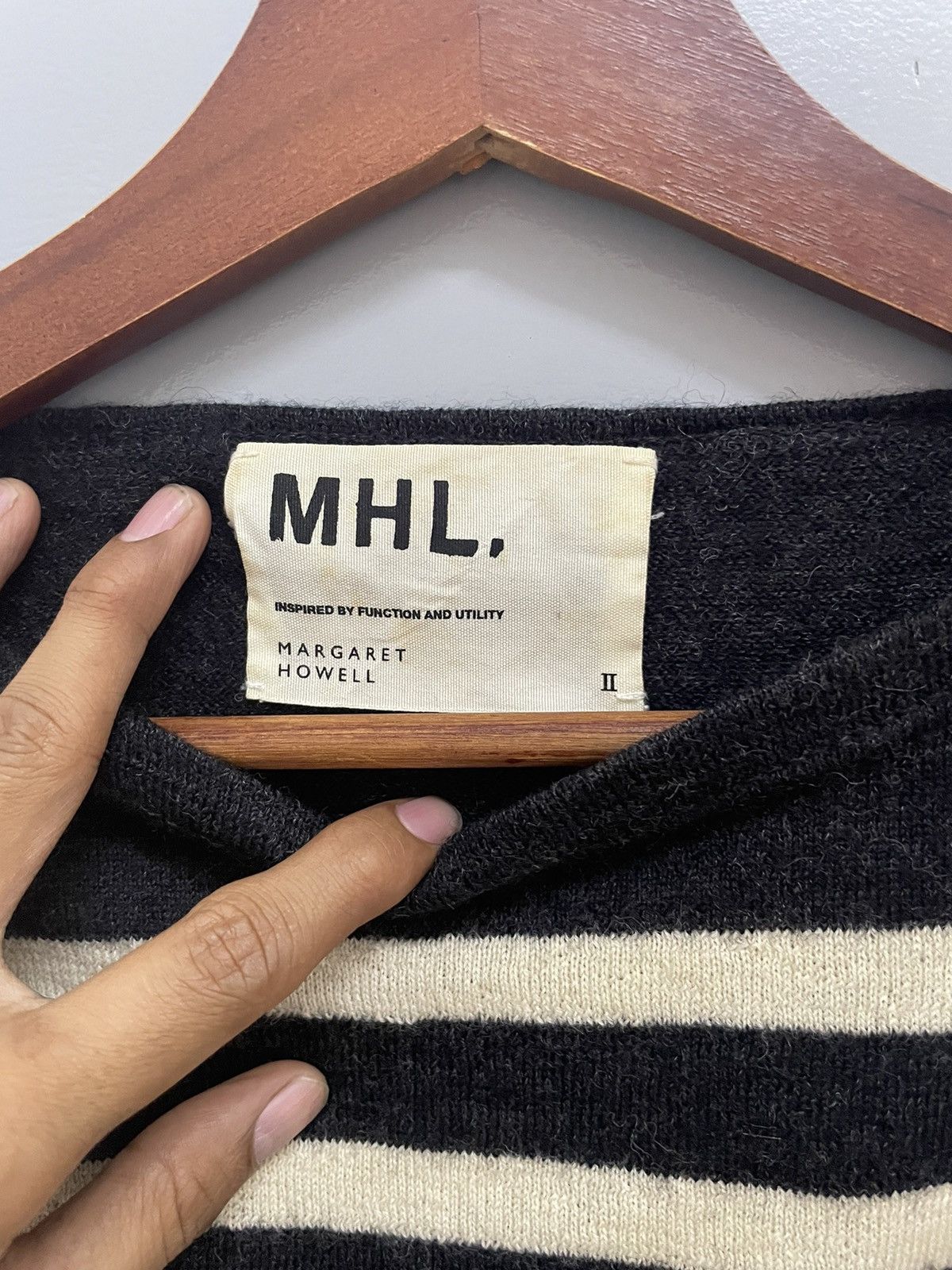 Margaret Howell MHL stripe knitted Size ONE SIZE - 3 Thumbnail