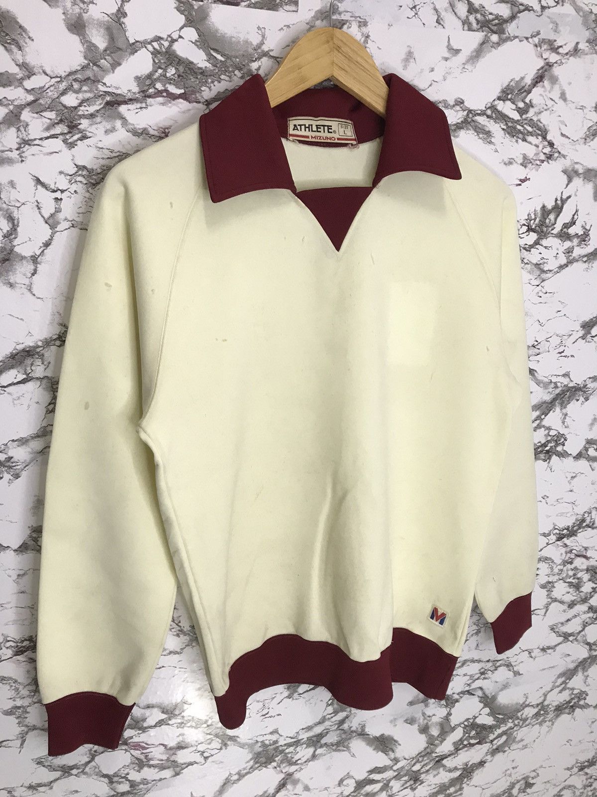 Mizuno × Vintage Mizuno Vintage Collar Sharp Long Sleeve Size US L / EU 52-54 / 3 - 3 Thumbnail